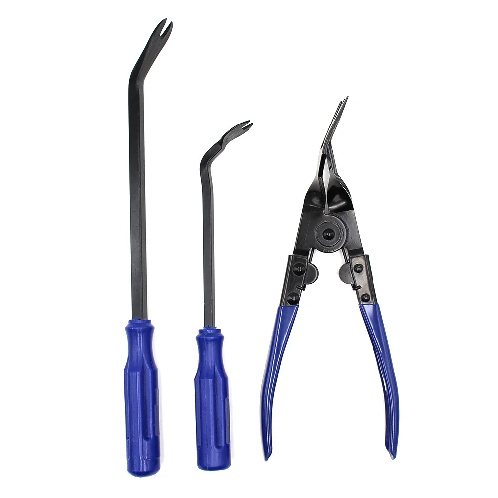 10Pcs/lot  38pcs Car Repair Tool Clip Pliers Dashboard Pry Disassembly  Hand Set  Panel Door Audio Trim Removal Sturdy And Durab