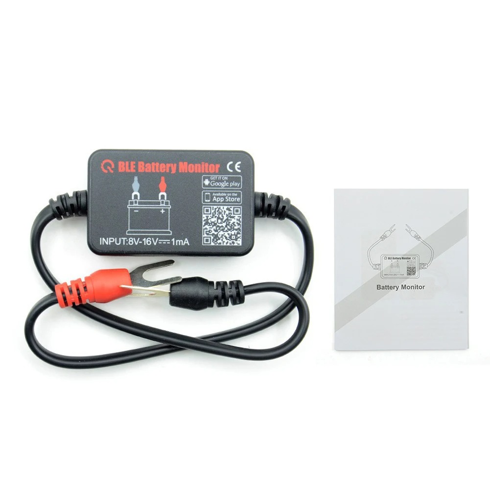 10Pcs/lot 12V BLE Battery Diagnostic Tool Car Battery Monitor BM2 Voltage Charging Cranking Test Bluetooth4.0 Tester For Android/ IOS Phone