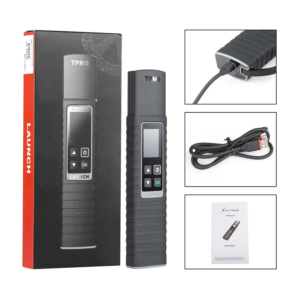 LAUNCH X431 TSGUN TPMS Tire Pressure Detector Activate 315MHz 433MHz TPMS Sensor Learning OBD2 Scanner Programming toolForX431 V