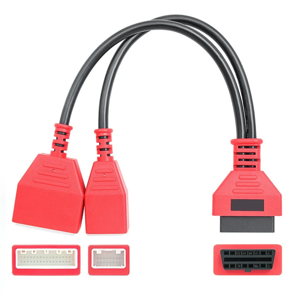 10Pcs/lot 16+32 Gateway Adapter for Nissan Sylphy 16pin Cable Adding Key Without Password OBD Cable For Autel 16+32 Gateway Adapter