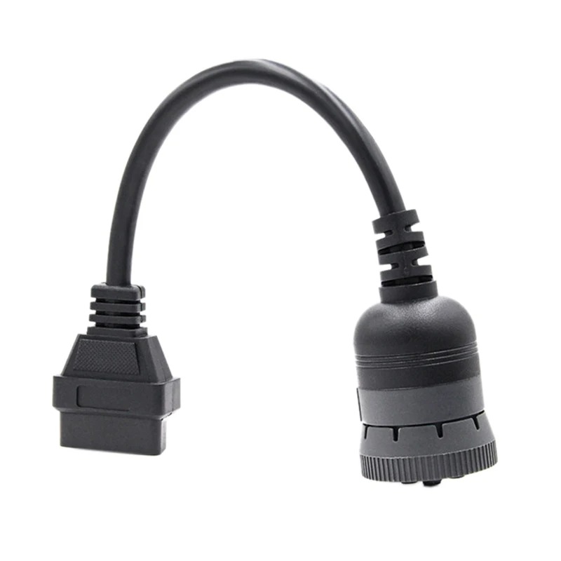  10Pcs/lot J1939 9pin to 16pin OBD 2 Tuck Cable 9 pin 16pin Female Cable  OBD2 Connector Truck Line for C-ummins