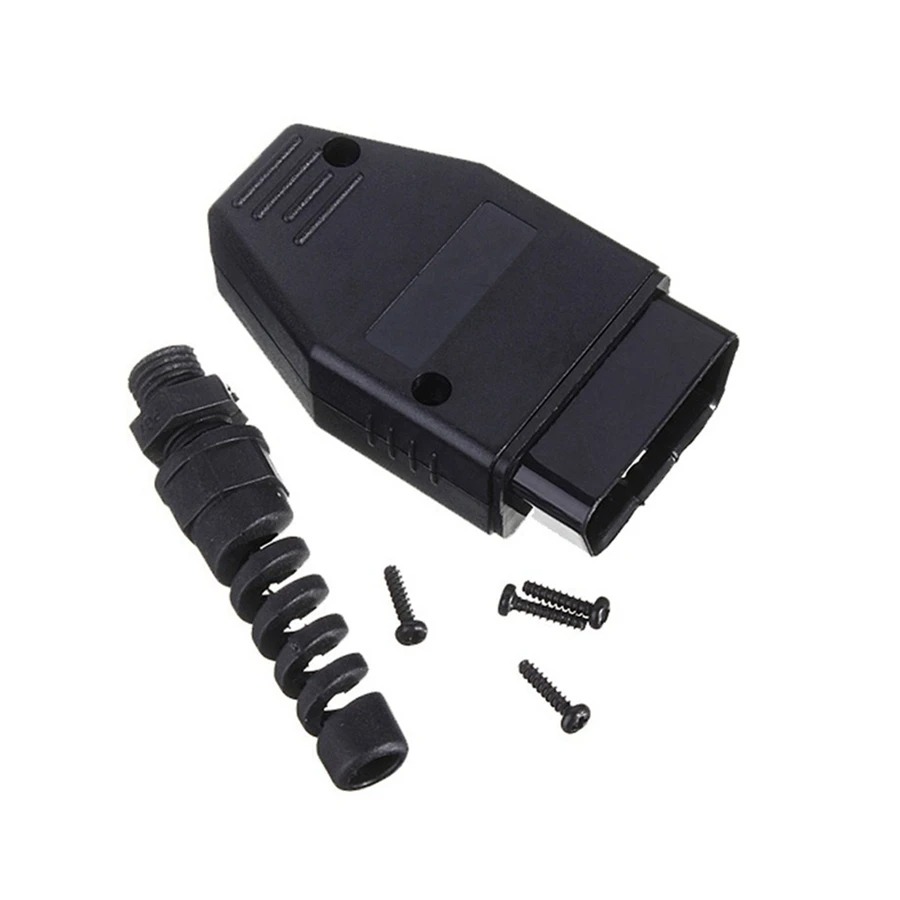 50Pcs/lot OBD2 Tool Standard Plug Shell For Protocols OBD OBDII EOBD J1962 OBD2 16Pin Male Plug Connector Interface