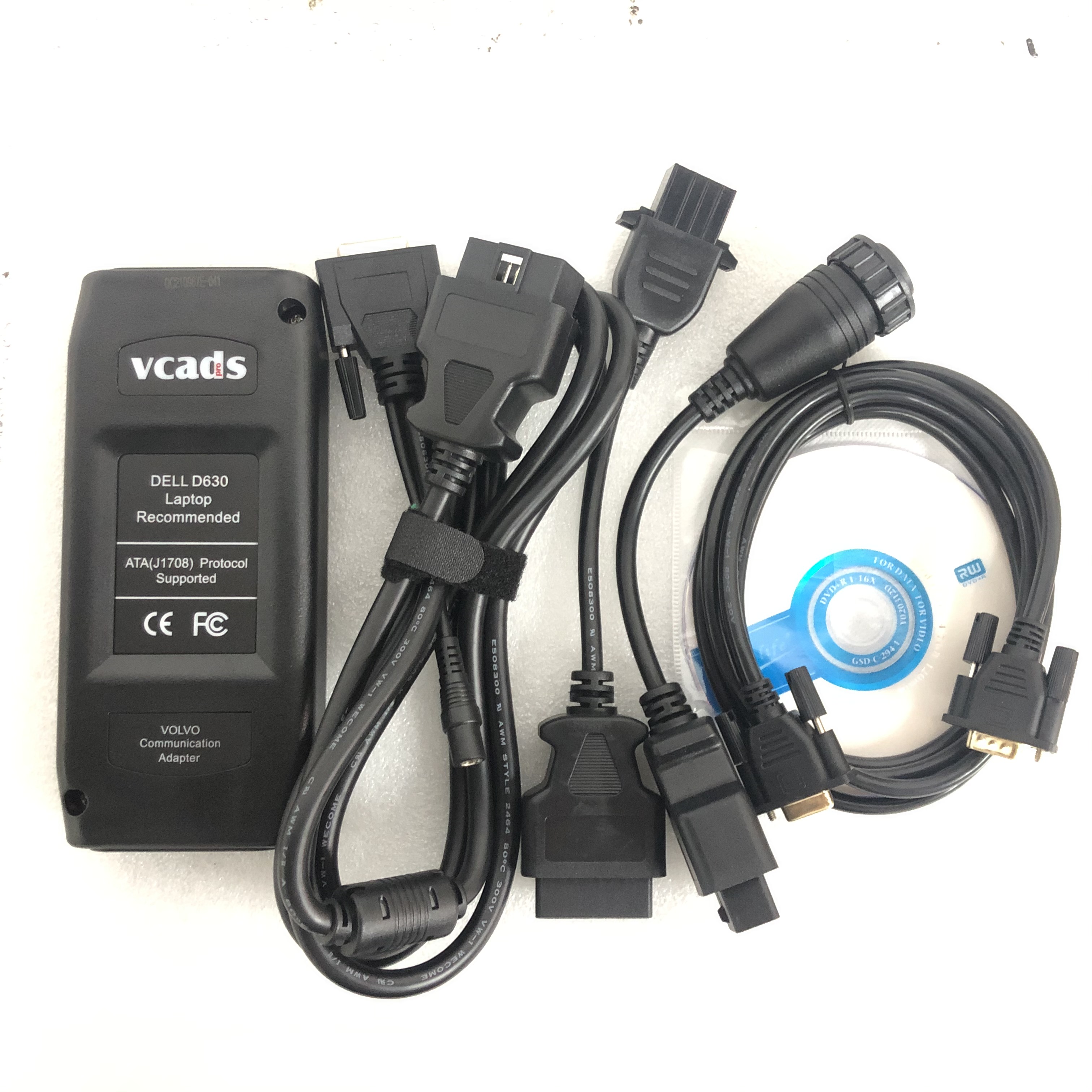 For Volvo VCADS Truck Diagnostic Tool VCADS Pro 2.40 Version Multi Languages Old  Scanner Heavy Vcads OBD II OBD2 Truck Scanner