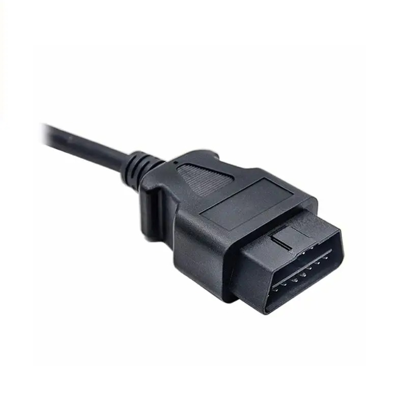 50Pcs/lot 30CM 16 Pin Plug OBD2 OBD Cable Extension Cable Male to Female OBD 16Pin Cable OBDII Connector adapter