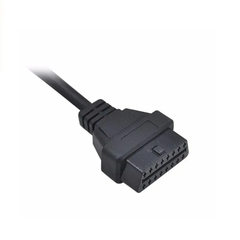 50Pcs/lot 30CM 16 Pin Plug OBD2 OBD Cable Extension Cable Male to Female OBD 16Pin Cable OBDII Connector adapter