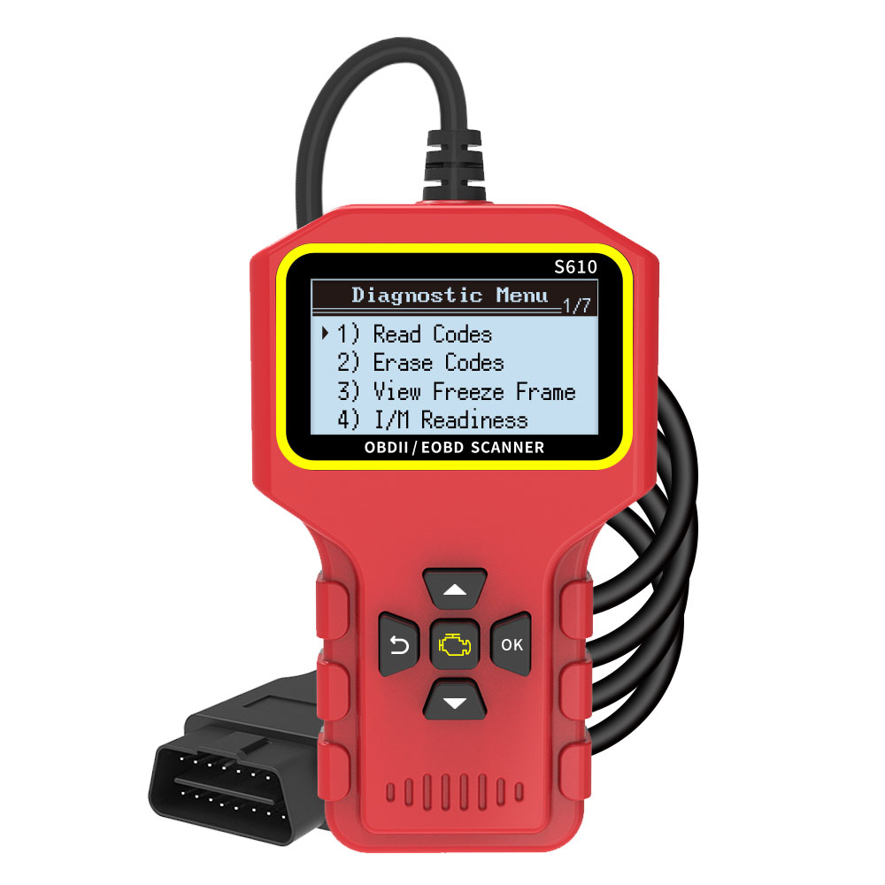 40pcs/lot S610 OBDII Code Reader Scanner OBD2 Code Scanner OBDII Car Scanner OBD2 Car Diagnostic Tool