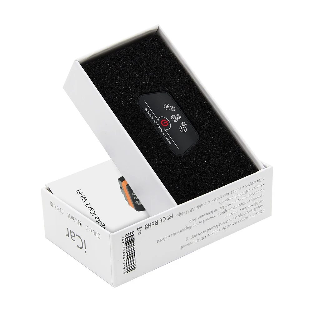 10Pcs/lot Vgate iCar 2 Obd2 Scanner Car Diagnostic Interface Wireless BT3.0/BT4.0/WIFI V2.2 ELM327 Support Android