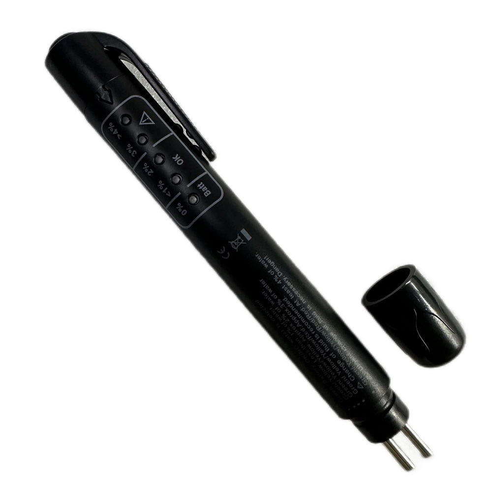 50Pcs/lot Auto Liquid Testing Brake Fluid Tester Pen for DOT3/DOT4 5 LED Indicator Display Brake Oil Test Quality Check Car Accessories