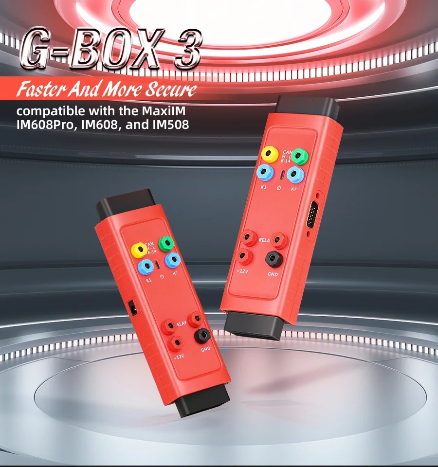 Autel GBOX3 Key Programming Tool G-BOX For Mercedes-Benz /BMW /Toyota 4A All Key Lost Work Key Programmer With KM100/ IM508/ IM608