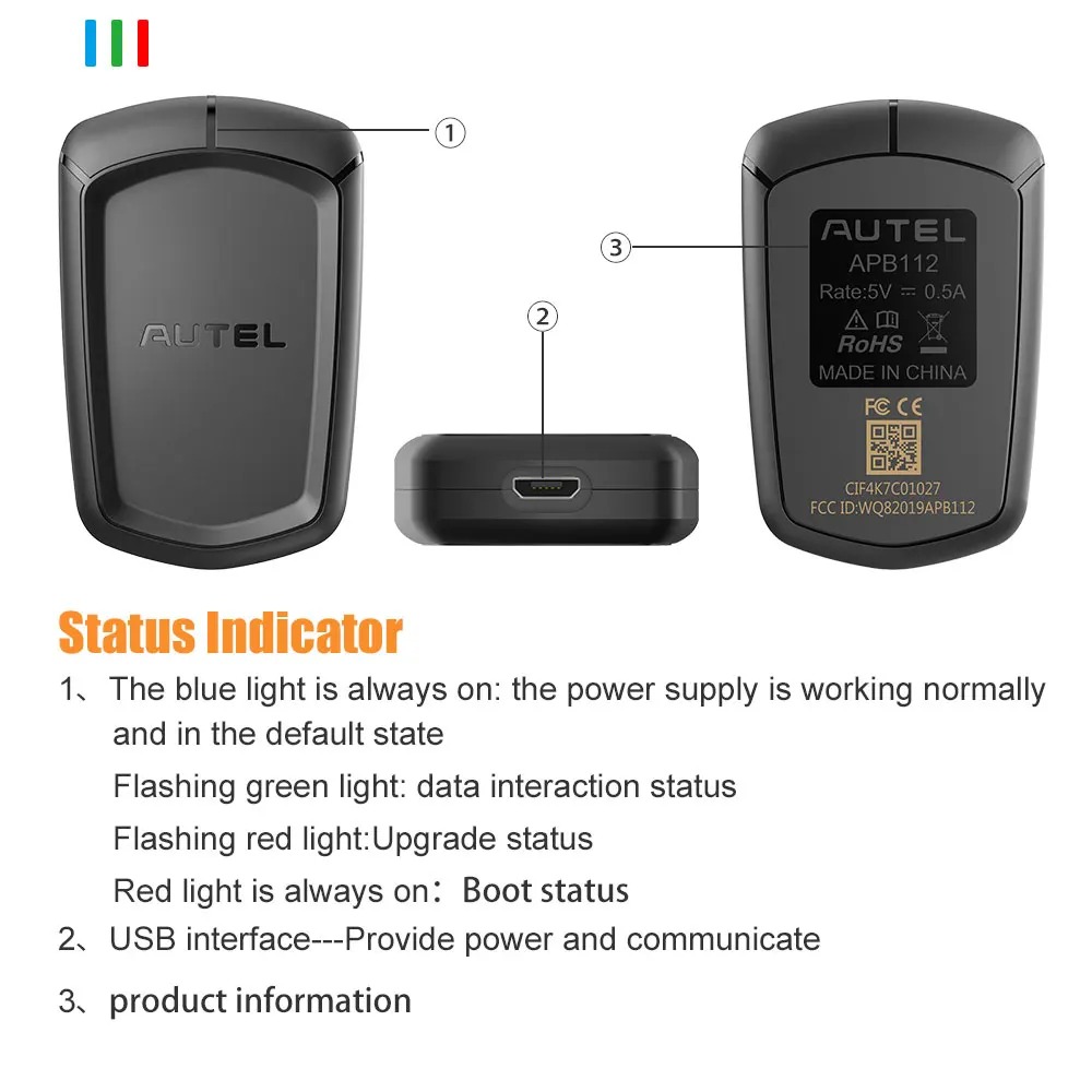 Autel APB112 Smart Key Simulator Emulator for 46 4D Data Collection Support For Toyota 8A H