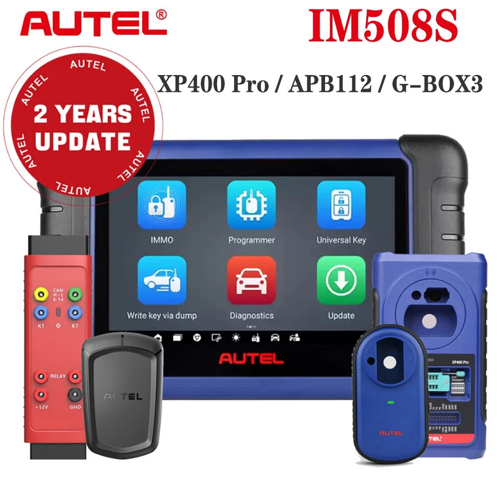 Autel MaxiIM IM508S Advanced IMMO and Key Programming Tool with XP400 Pro / APB112 / G-BOX3
