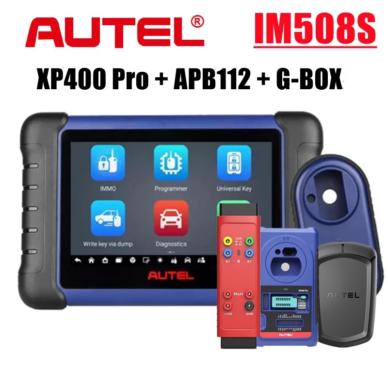 Autel MaxiIM IM508S Advanced IMMO and Key Programming Tool with XP400 Pro / APB112 / G-BOX3