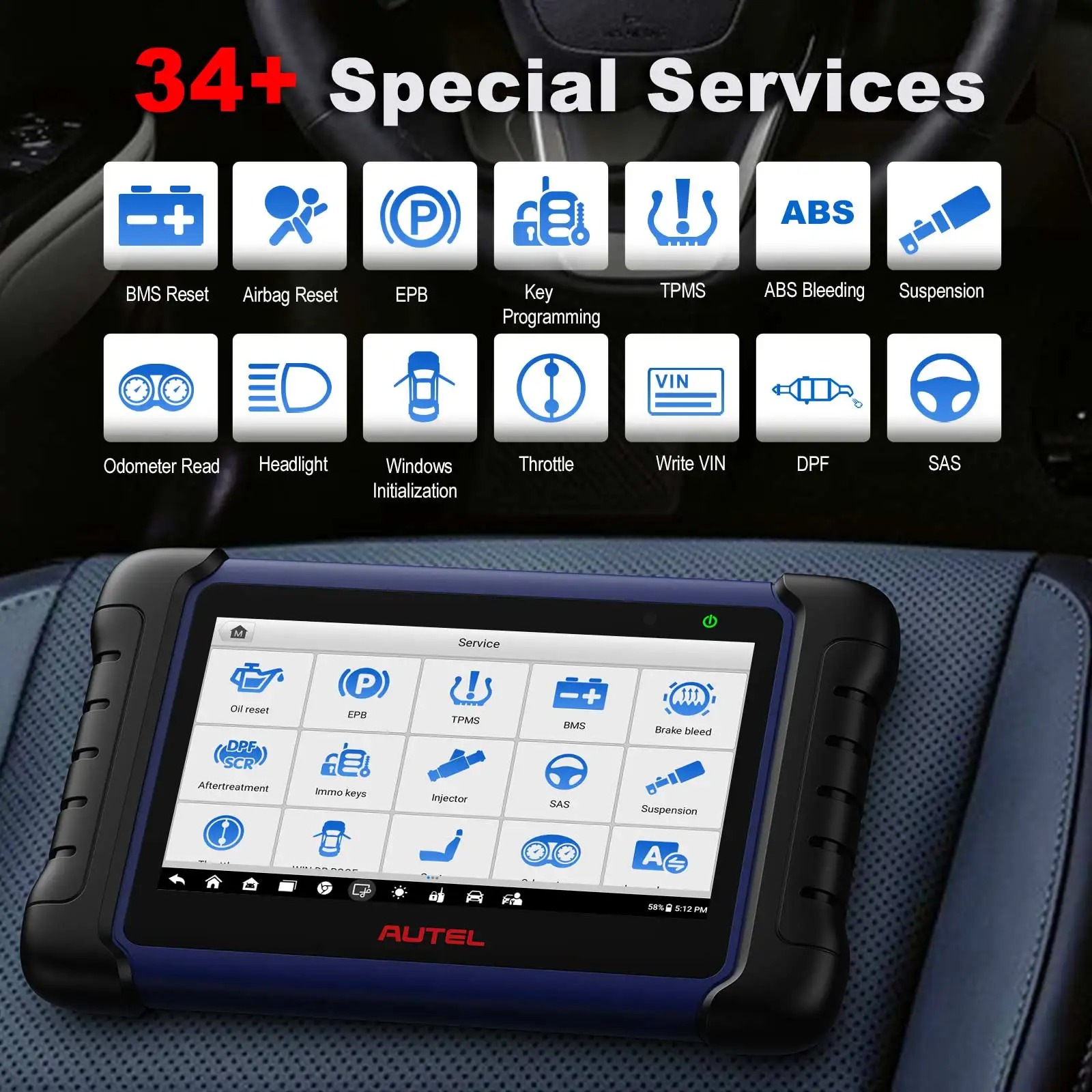 Autel MaxiIM IM508S Advanced IMMO and Key Programming Tool with XP400 Pro / APB112 / G-BOX3