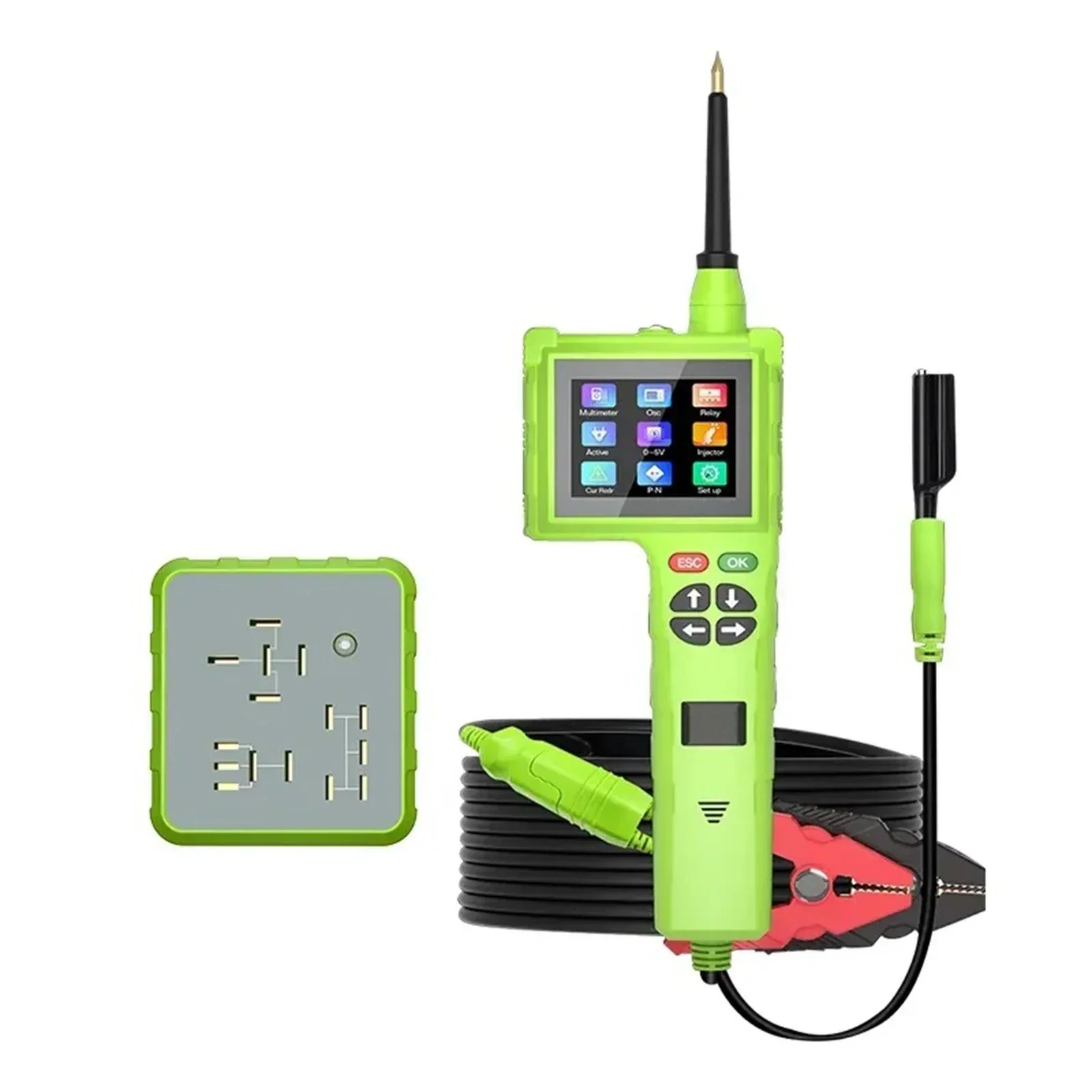 JDiag TopDiag P200 Pro Automotive Electric Circuit Tester Power Probe Supports All Vehicle Electrical Systems