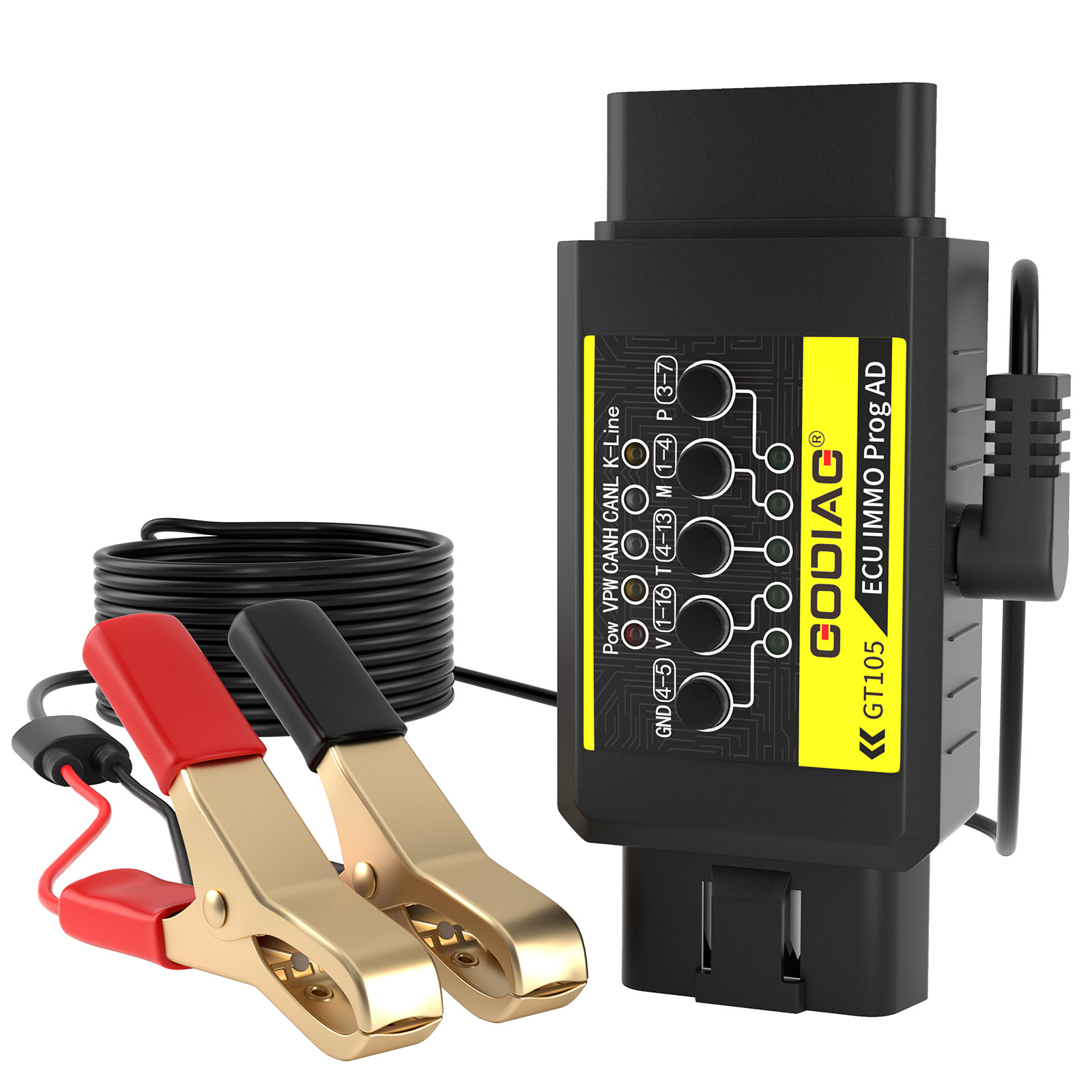 GODIAG GT105 OBD II Break Out Box OBD Assistant ECU IMMO Prog AD ECU Connector