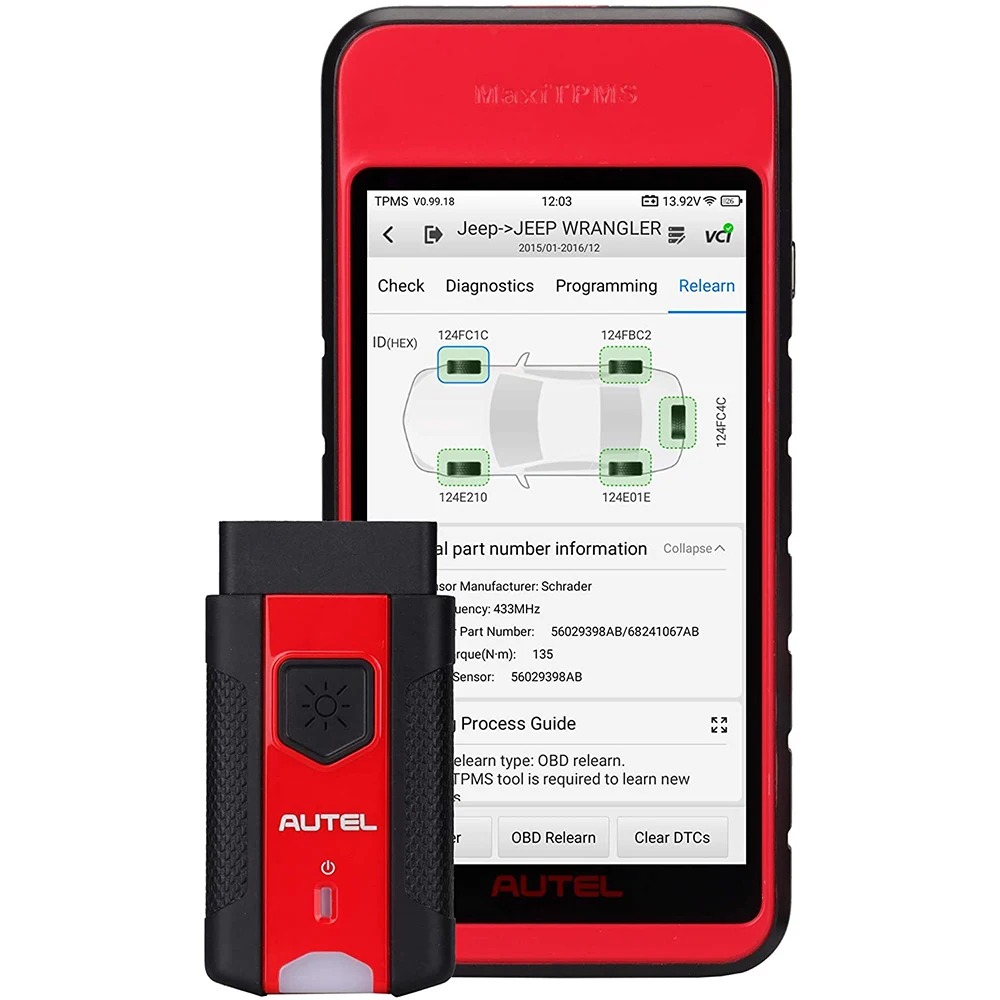 Autel MaxiTPMS ITS600E TPMS Relearn Tools MX-Sensor Programming Scanner OBD2 TPMS Diagnostic Scan Tool Oil Reset, BMS, SAS, EPB