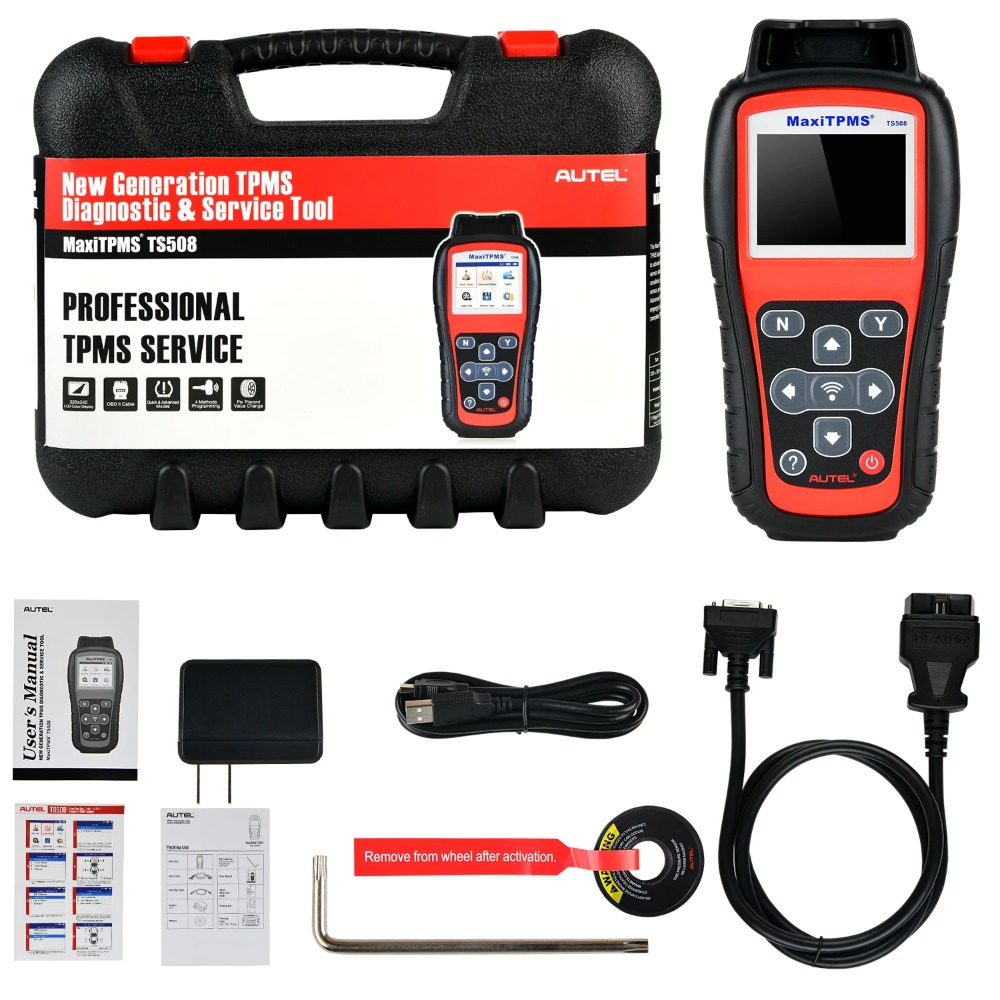 Autel MaxiTPMS TS508WF TPMS Programming Tool MX-Sensors 315 433 MHz TPMS Relearn Activate All Sensors Scan Read Clear DTCs Reset