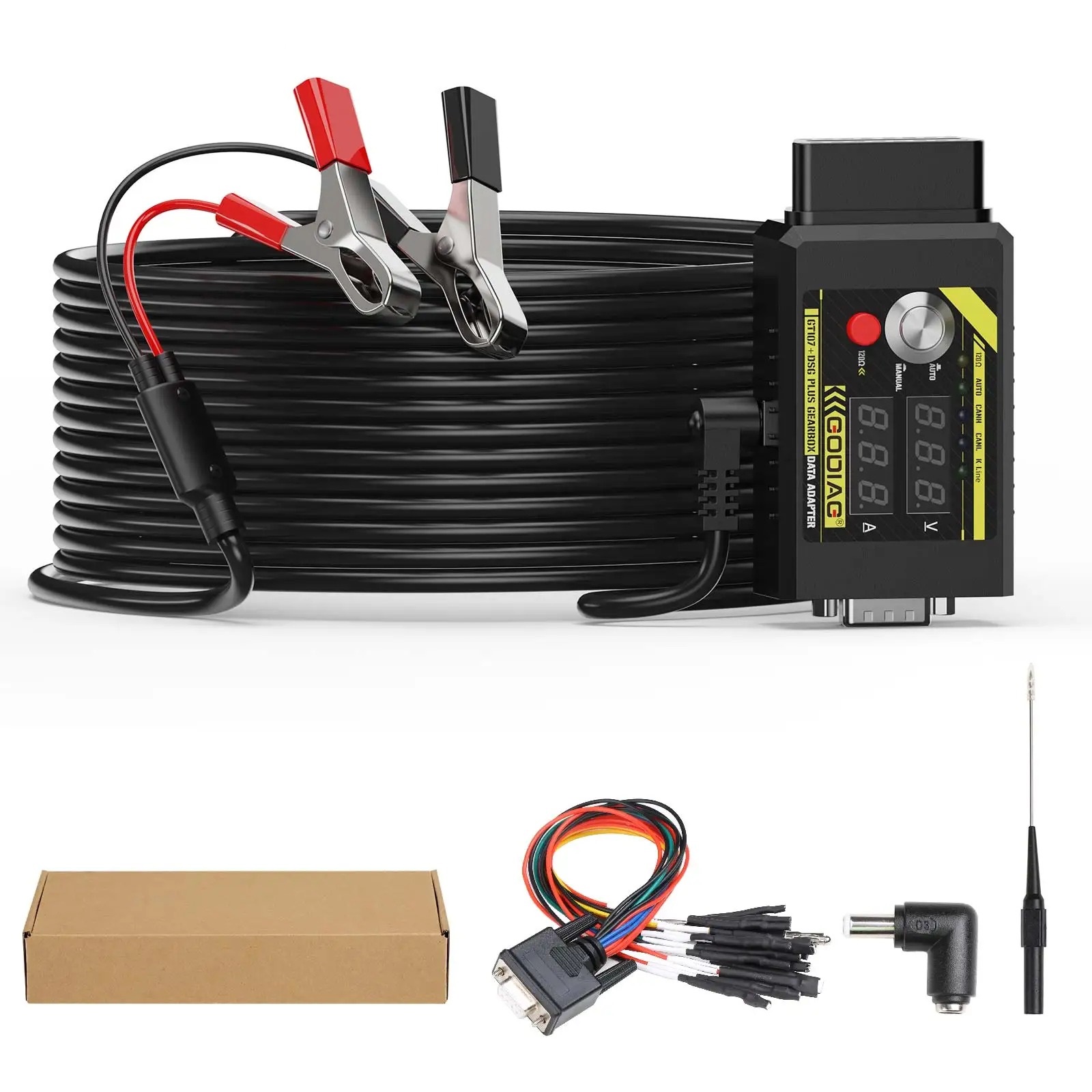 GODIAG GT107+ DSG Plus Gearbox Data Adapter For Benz/BMW/DQ250/DQ200/ VL381/VL300/ DQ500/DL501 work with PCMtuner