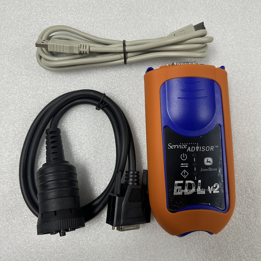 V5.3 EDL V2 For John Deer JD Service Advisor Electronic Data Link  OBDII Truck Diagnostic Scanner 
