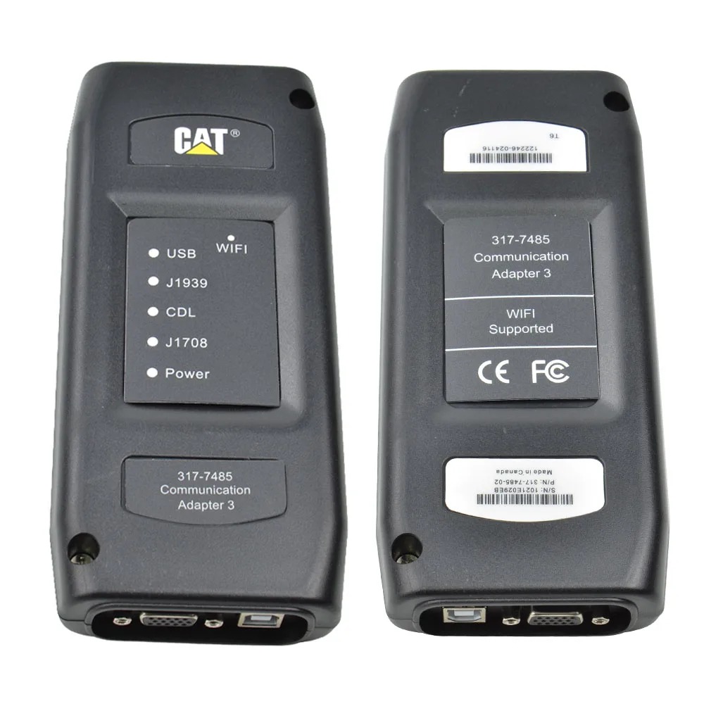 Wifi 2019a CAT ET3 for Caterpillar ET3 Wireless 317-7485 Adapter III CAT3 Communication Connection ET3 Heavy Duty Scanner Truck Diagnostic Tool OBD2 Truck Scanner 