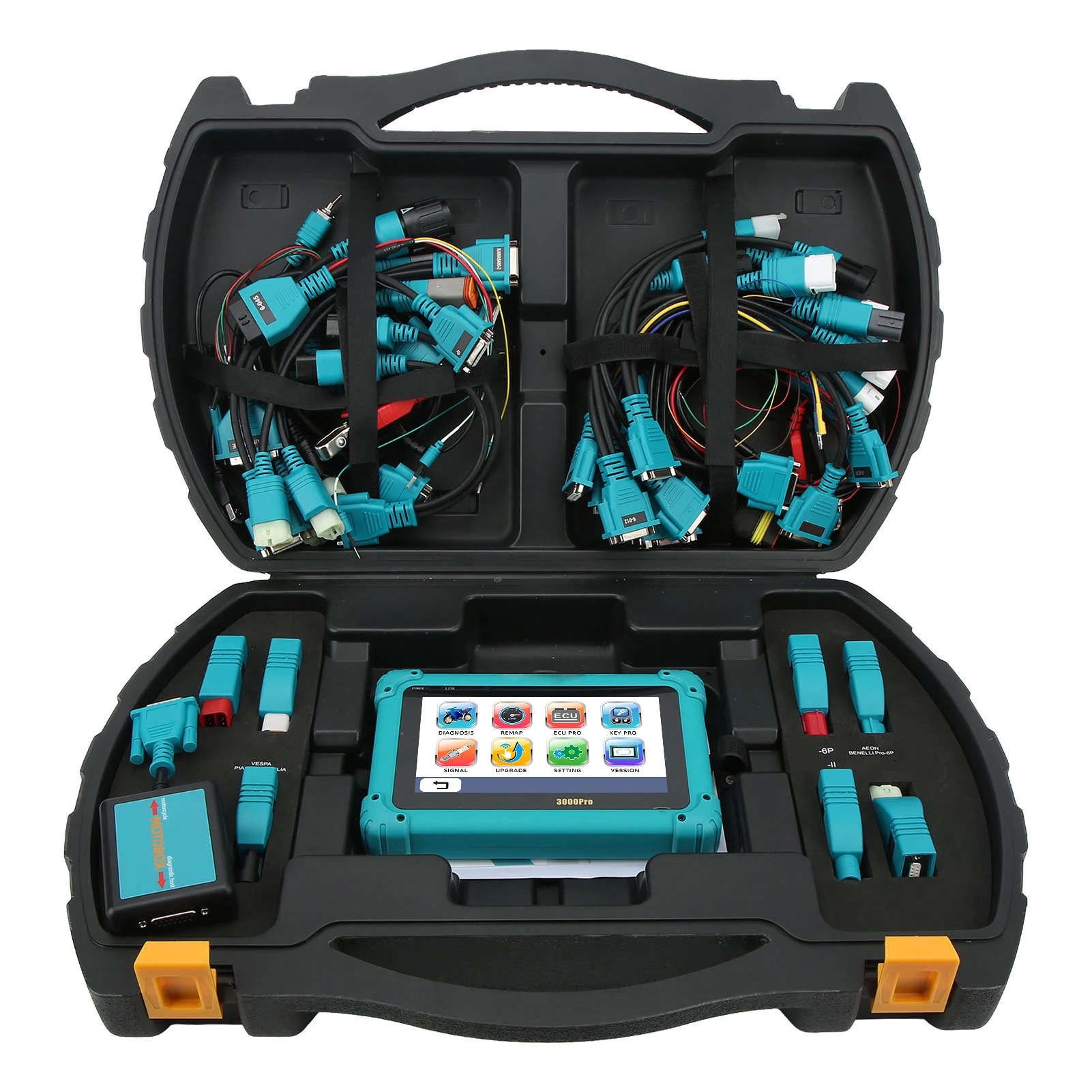 MST-3000PRO Motorcycle Diagnostic Tool Fault Code Reader ECU Key Programming Motorcycle OBD Scanner Fit for Honda Yamaha Suzuki Kawasaki