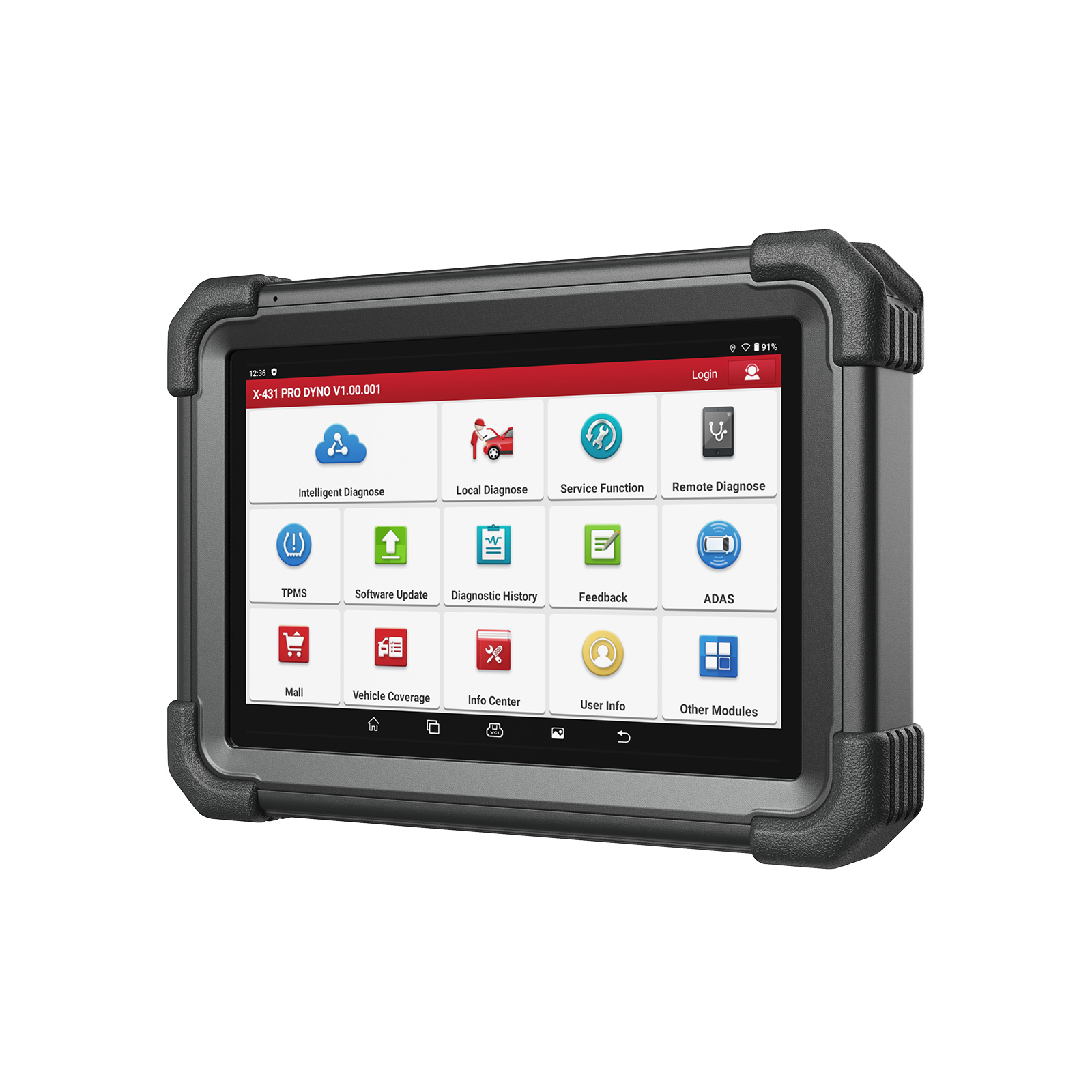 LAUNCH X-431 PRO DYNO 8" Full Systems Bluetooth Wireless OBD2 Diagnostic Scanner Support Bi-directional ECU Coding CAN FD