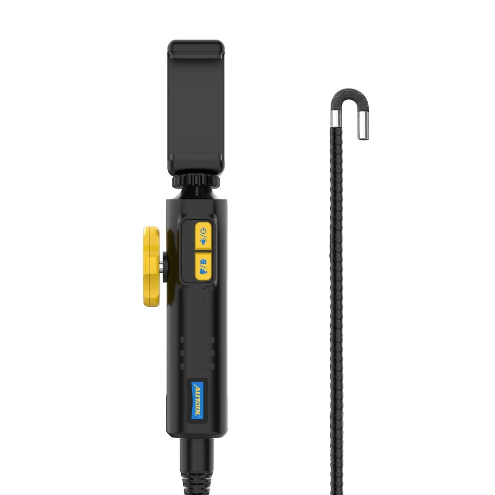 AUTOOL SVB302 Car Endoscope 1080HD 210° Multilingual LED Light Autofocus Camera Lens Flaw Detection Automotive for Android/ IOS