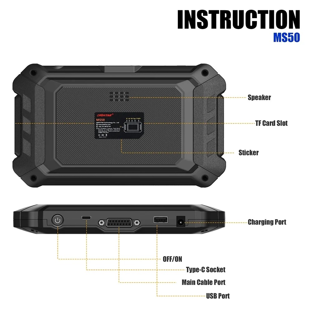 OBDSTAR MS50 Motorcycle Scanner OBDSTAR MS50 Motorcycle Diagnostic Tool