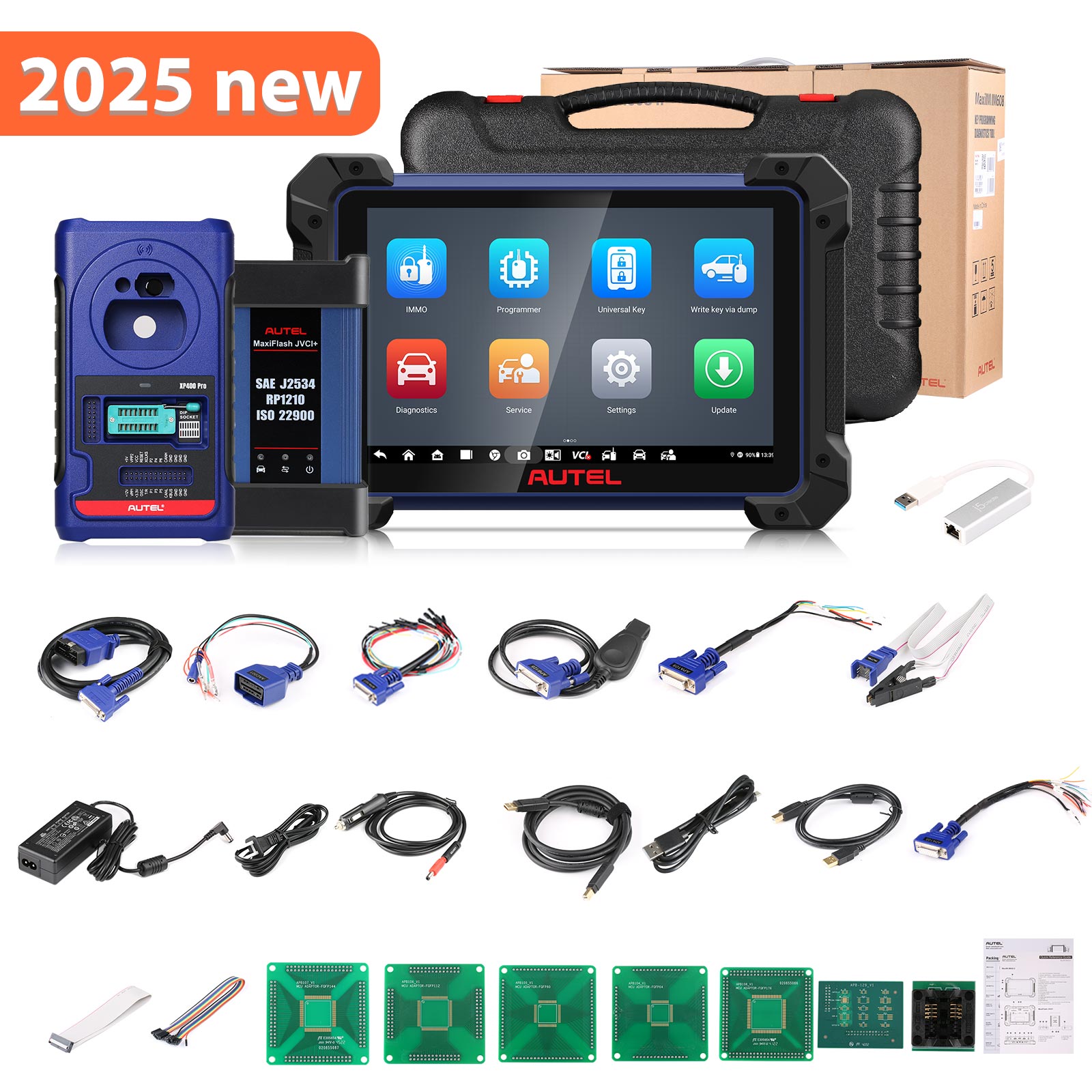Original Autel MaxiIM IM608 II  (IM608 PRO II) All-in-one Key Programmer& Diagnoostic Tool without IP Limitation with XP400 Pro Upgraded Version of IM608