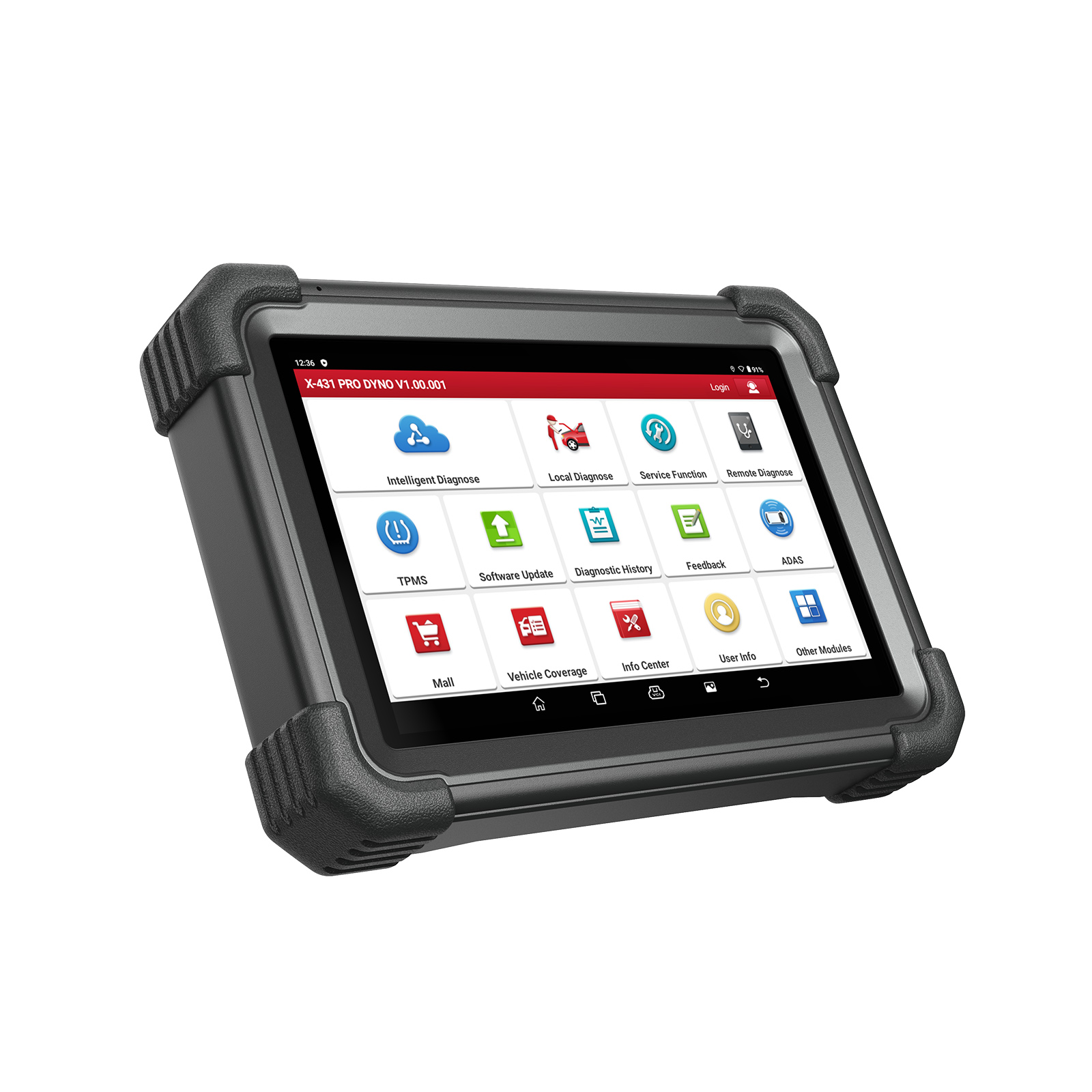 LAUNCH X-431 PRO DYNO 8" Full Systems Bluetooth Wireless OBD2 Diagnostic Scanner Support Bi-directional ECU Coding CAN FD