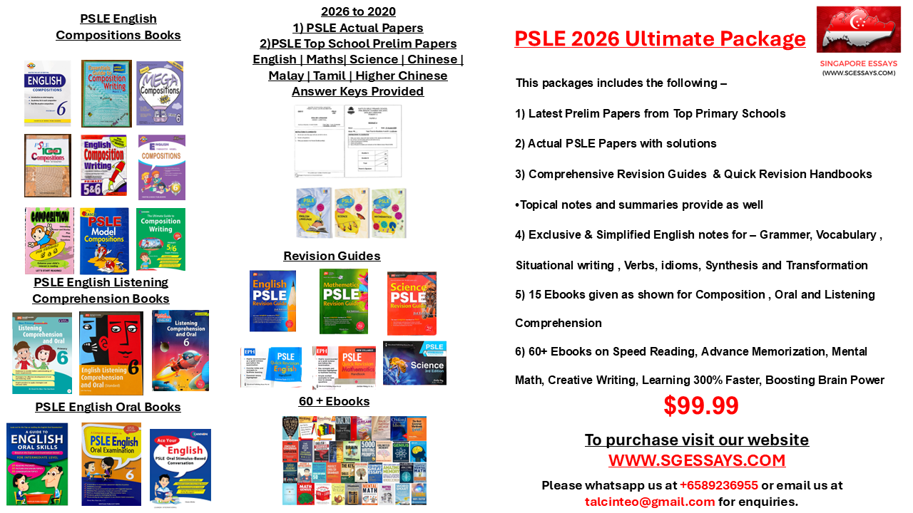 PSLE 2026 Ultimate Package