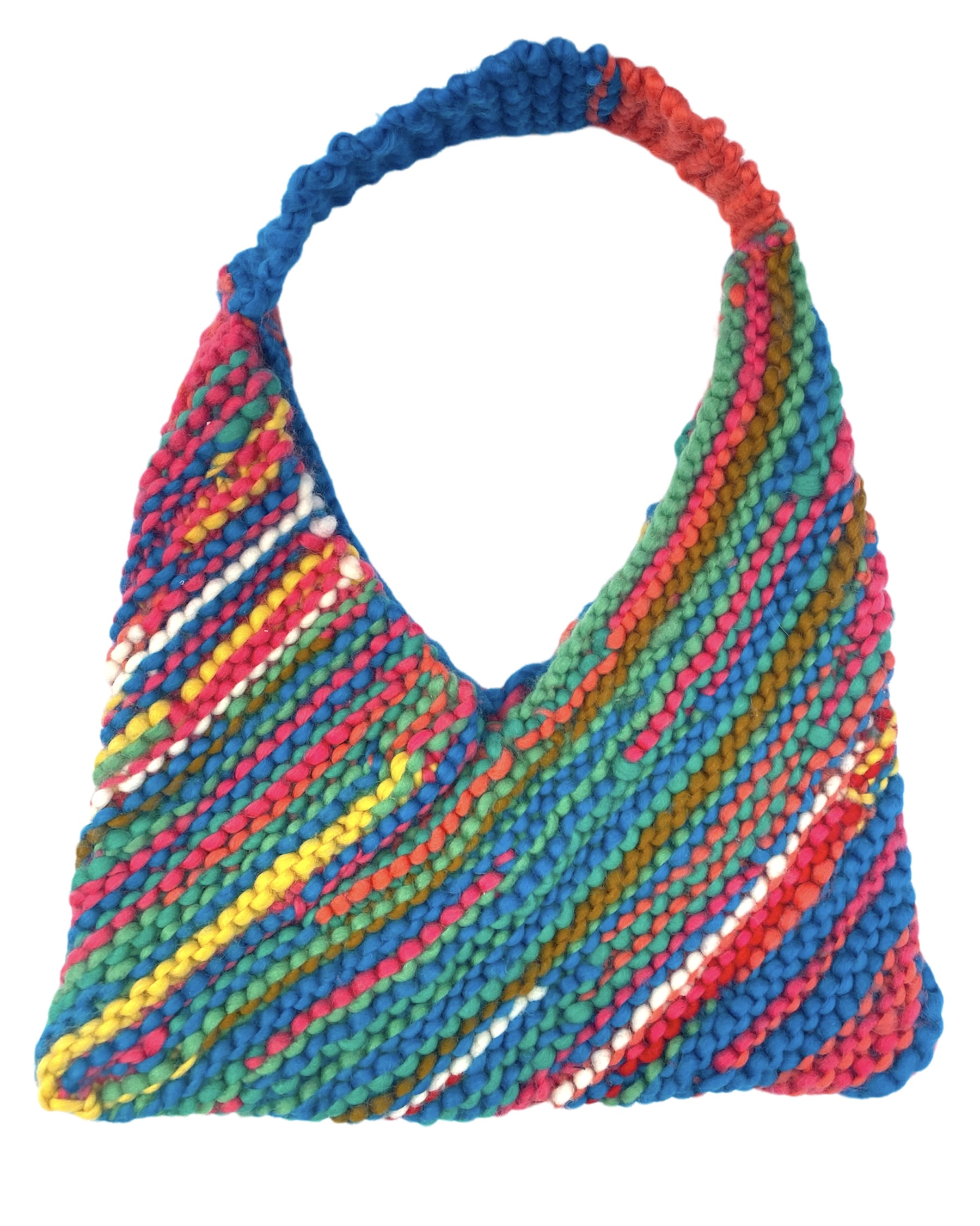 Samosa Multicoloured Knit Tote Bag