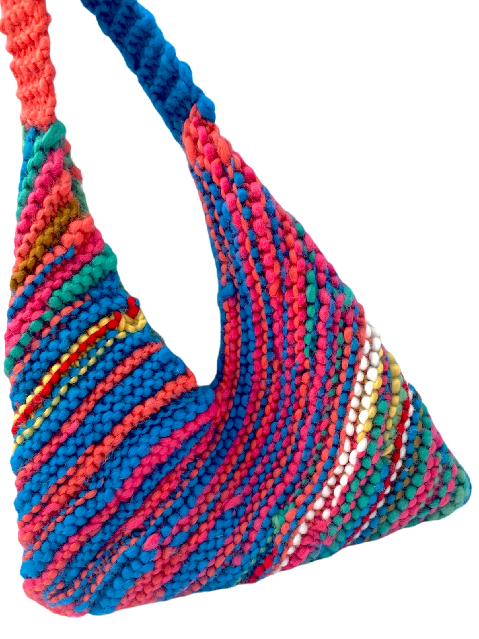 Samosa Multicoloured Knit Tote Bag
