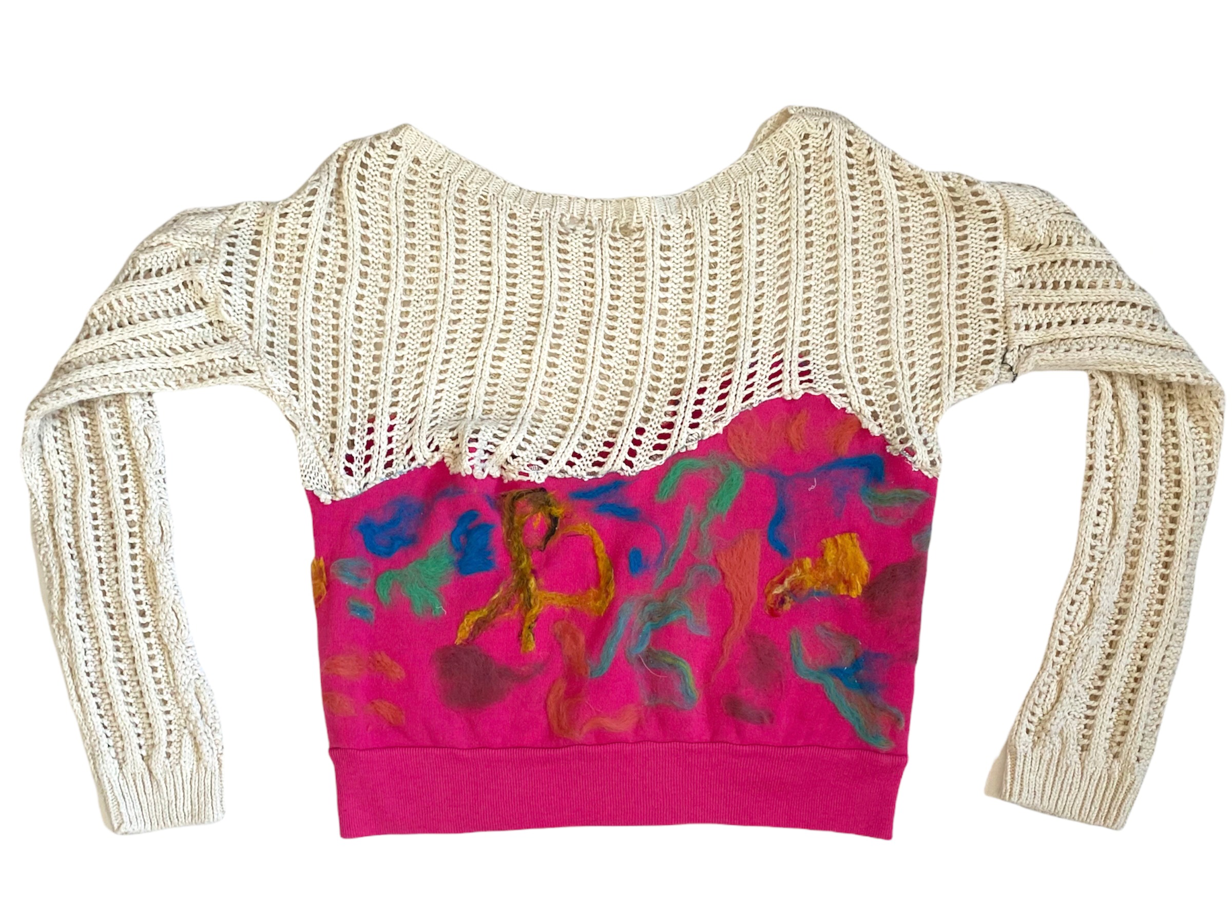The Gladys Patchwork Upcycled Jumper Sweater