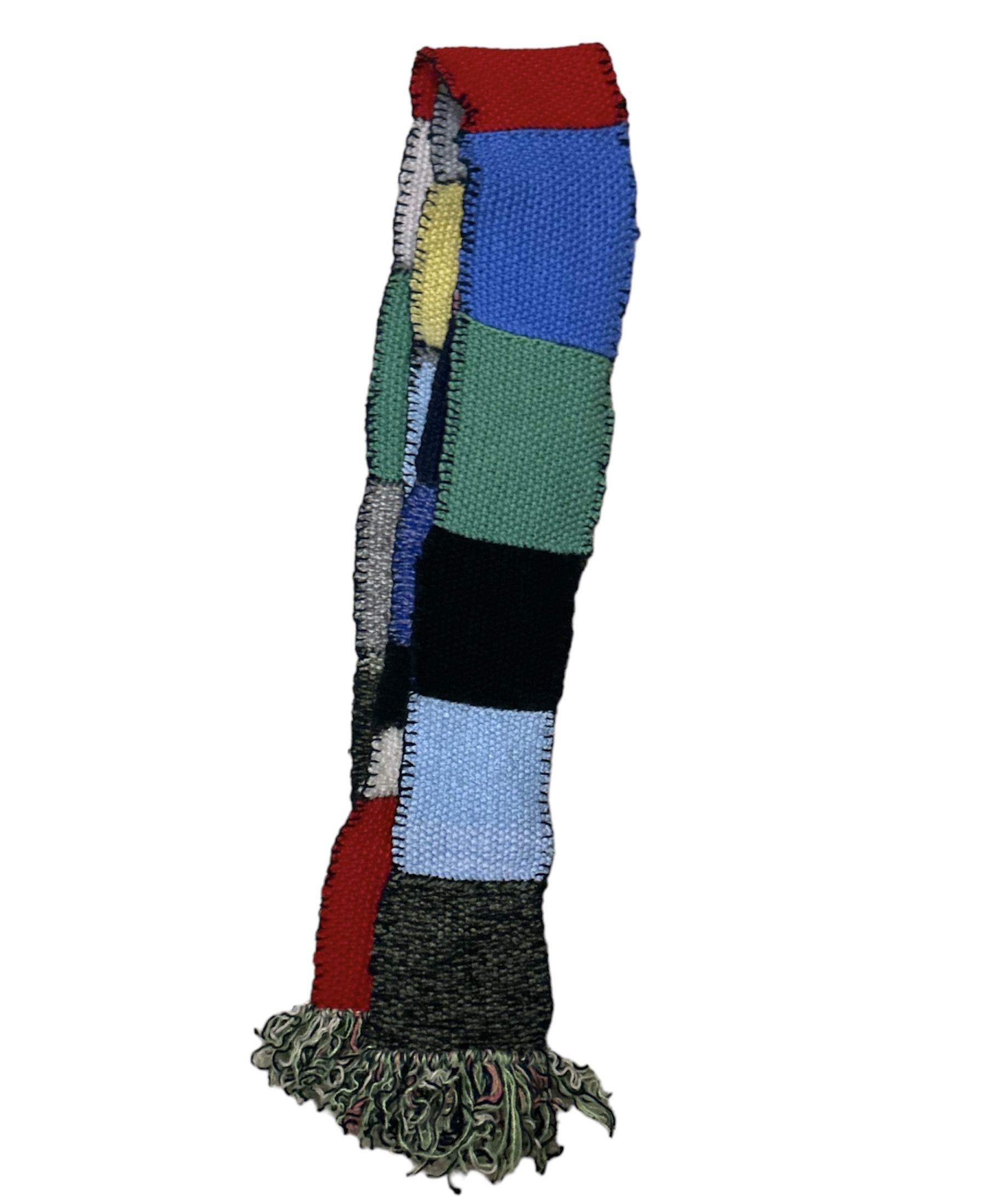 Handmade Skinny Patchwork Scarf 