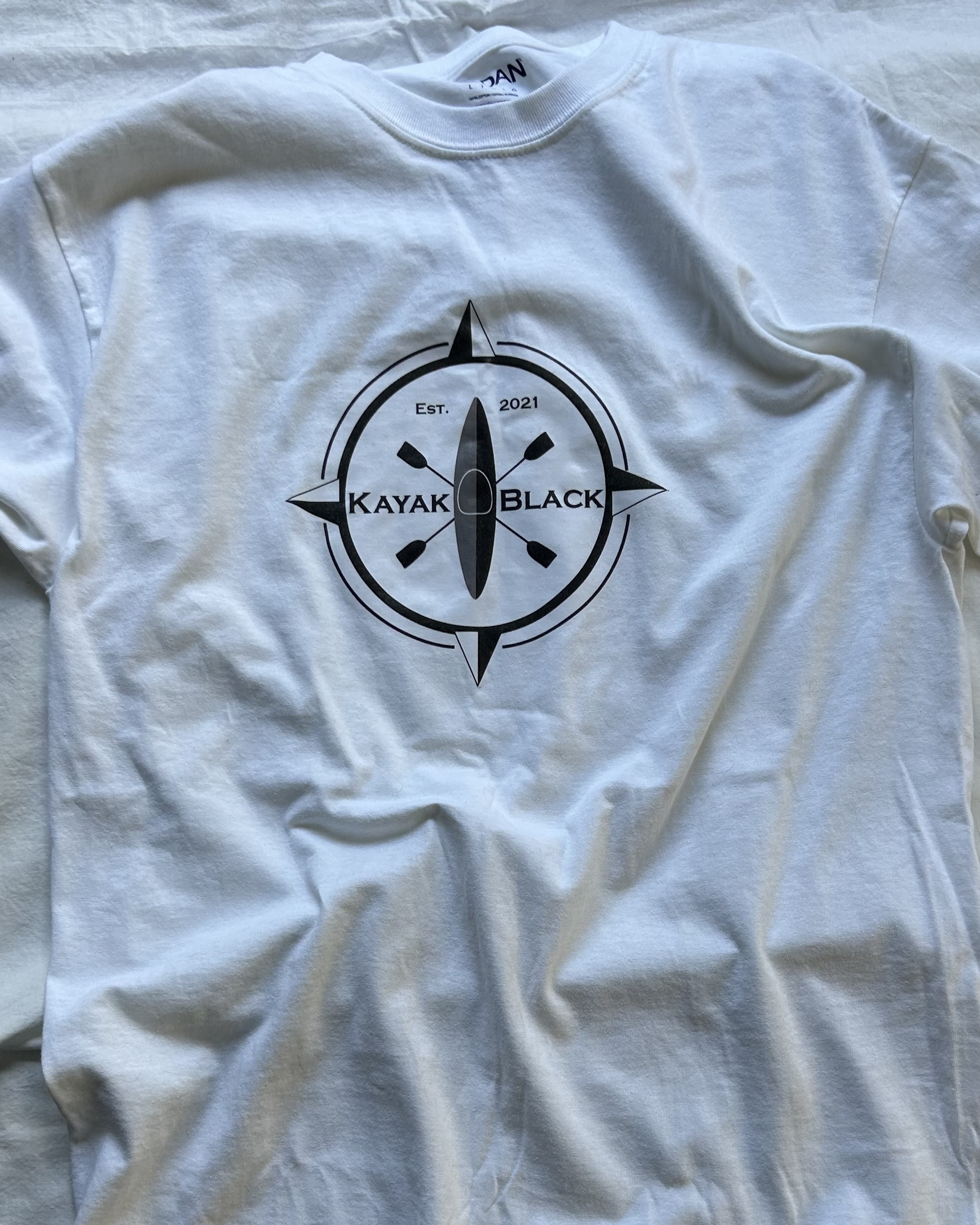 Kayak Black Long Sleeve T-Shirts