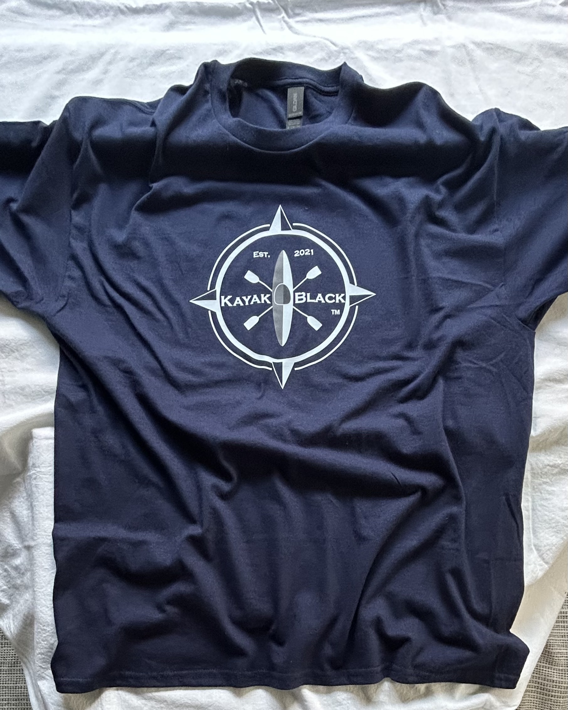 Kayak Black Long Sleeve T-Shirts
