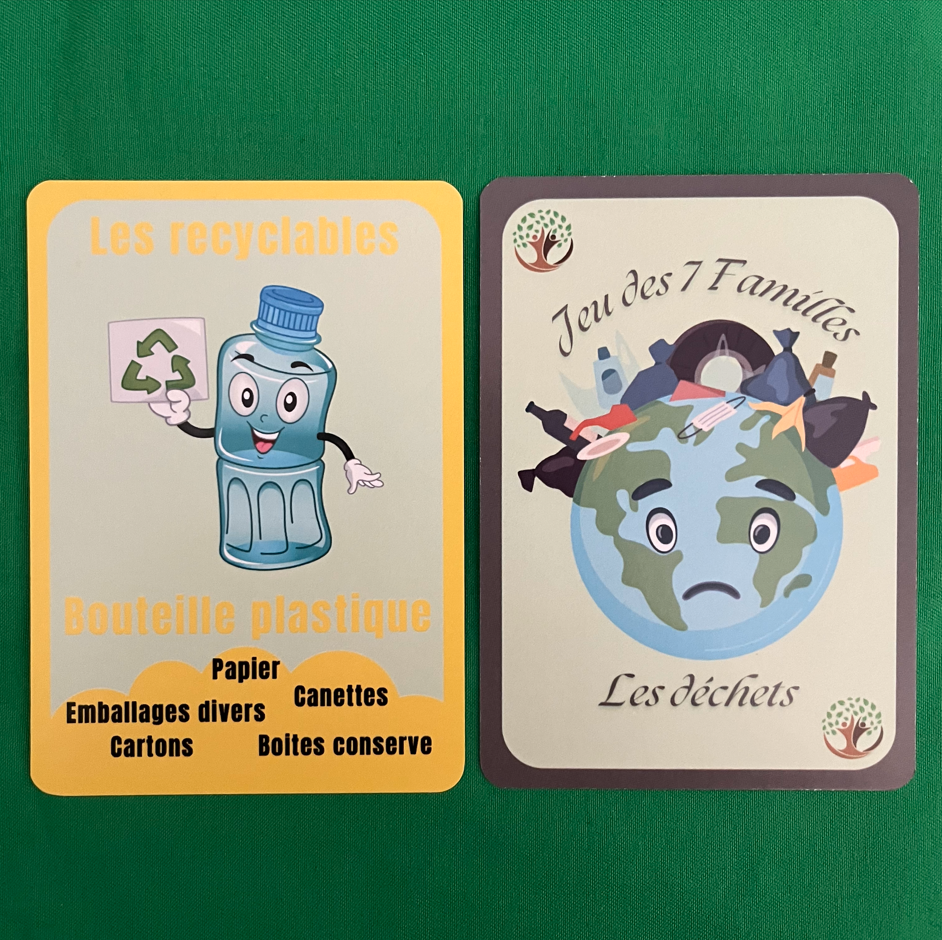 Jeu de 7 familles - Les déchets