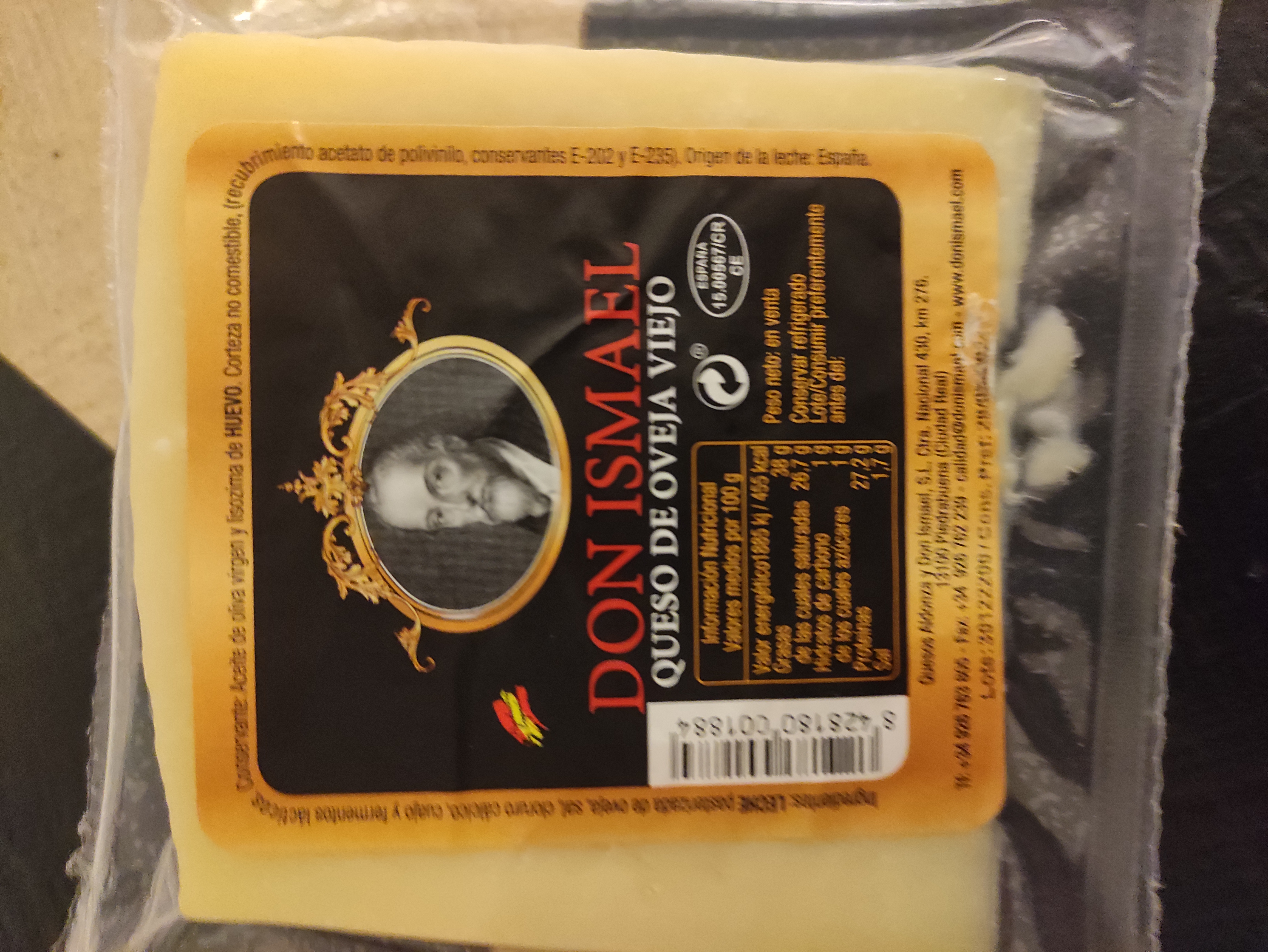 Queijo de ovelha viejo Don Ismael cunha 250g