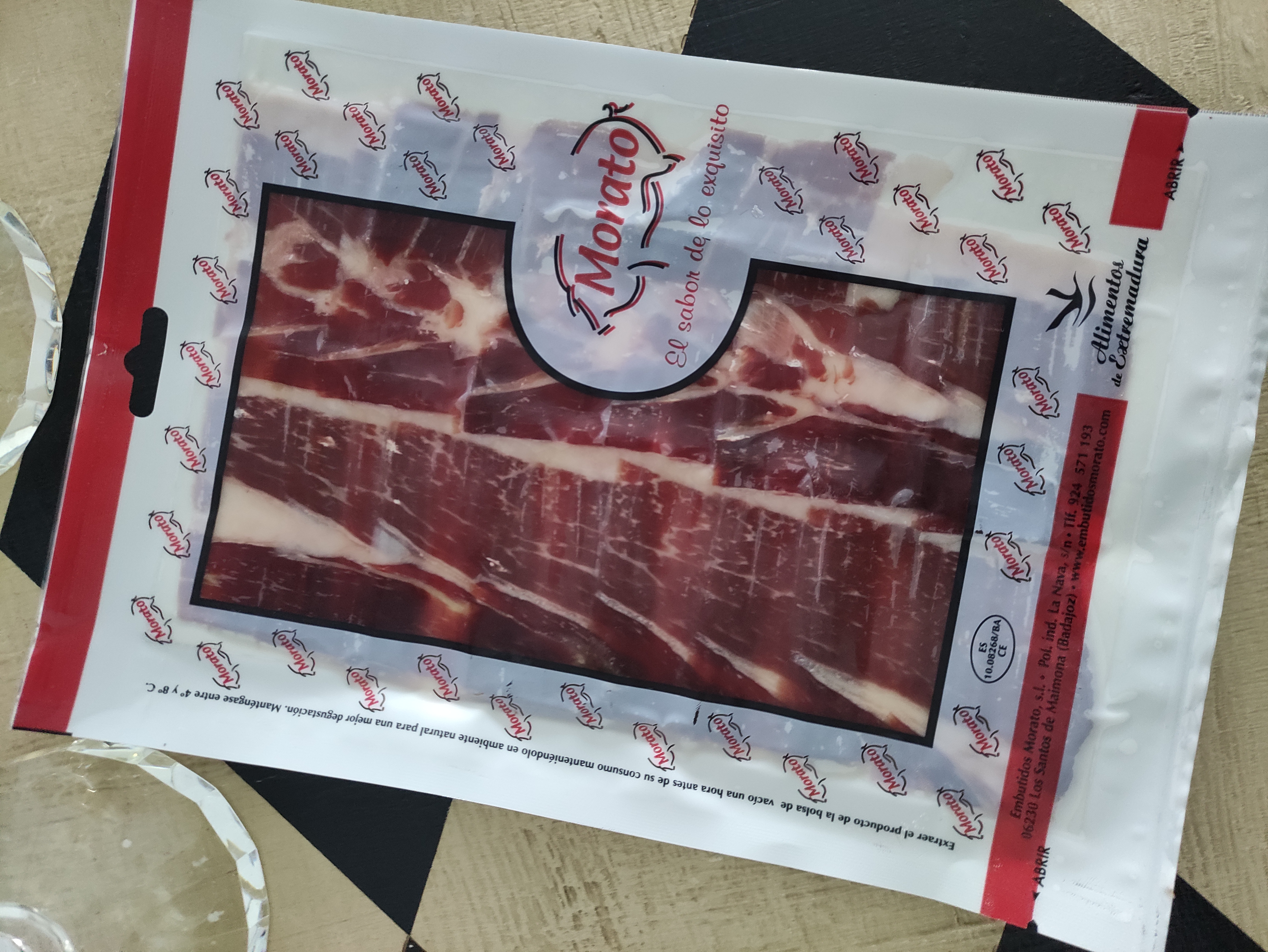 Presunto Ibérico 50% de bolota fatiado, 100g cortado à faca
