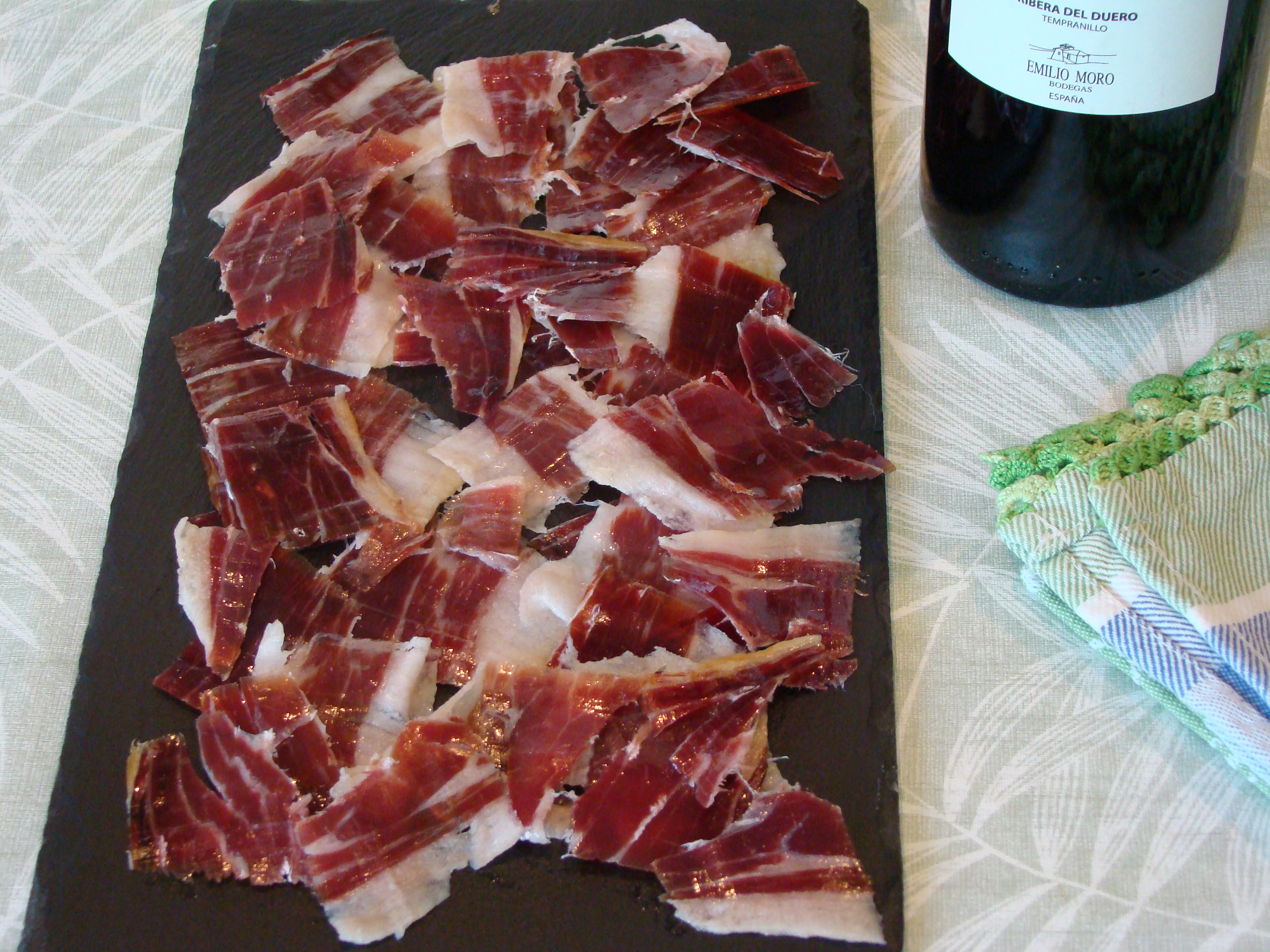 Presunto Ibérico 100% de bolota fatiado, 100g cortado à faca