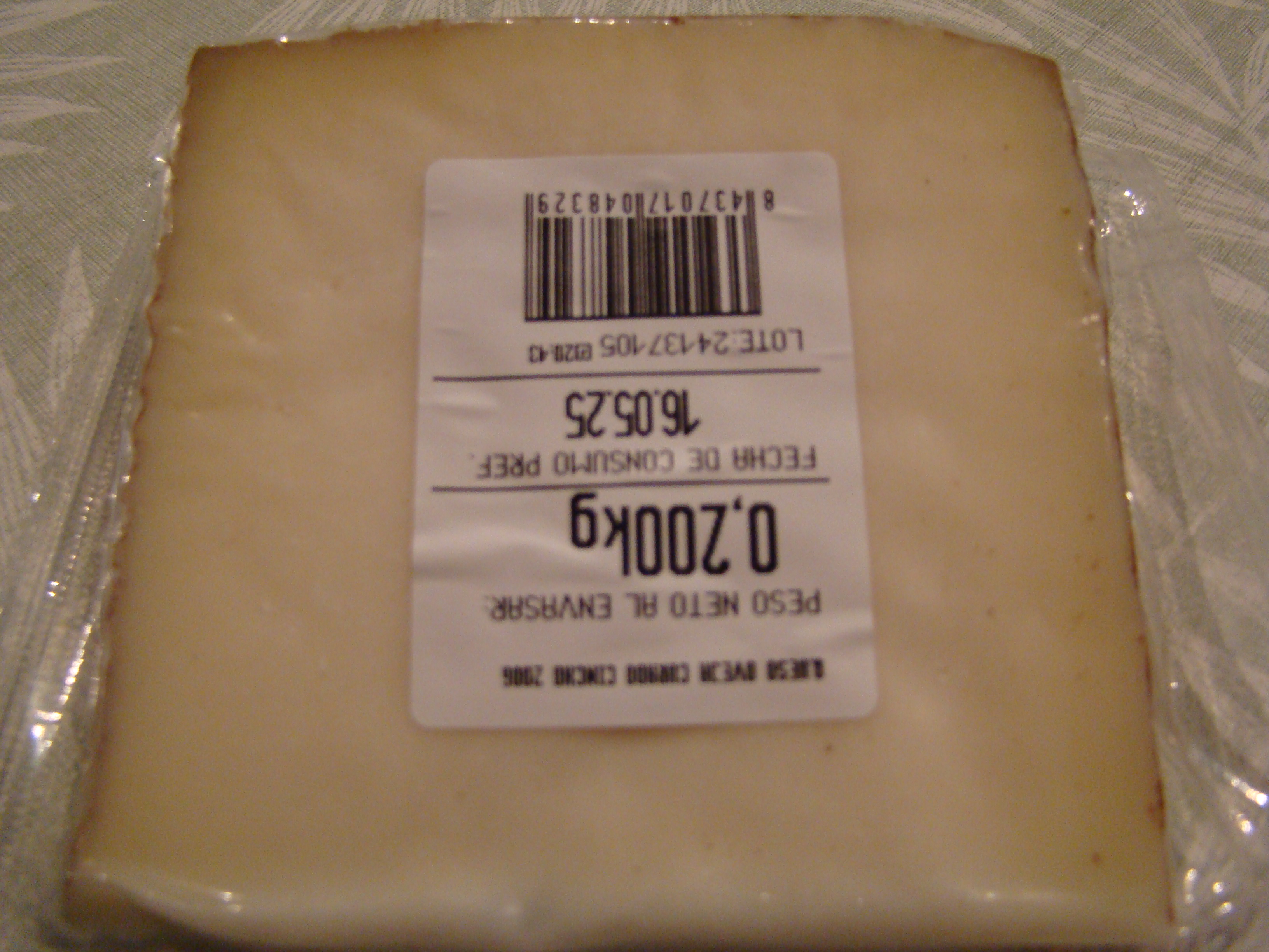 Queijo de ovelha curado Capricho Castellano cunha 200g