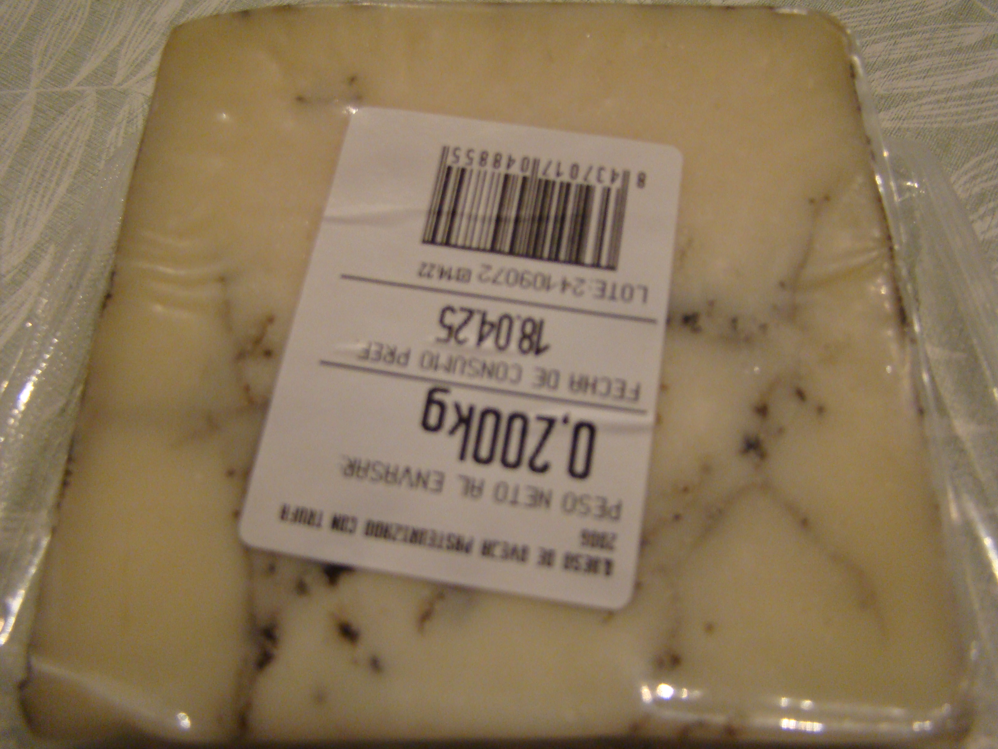 Queijo de ovelha curado com trufa Capricho Castellano cunha 200g