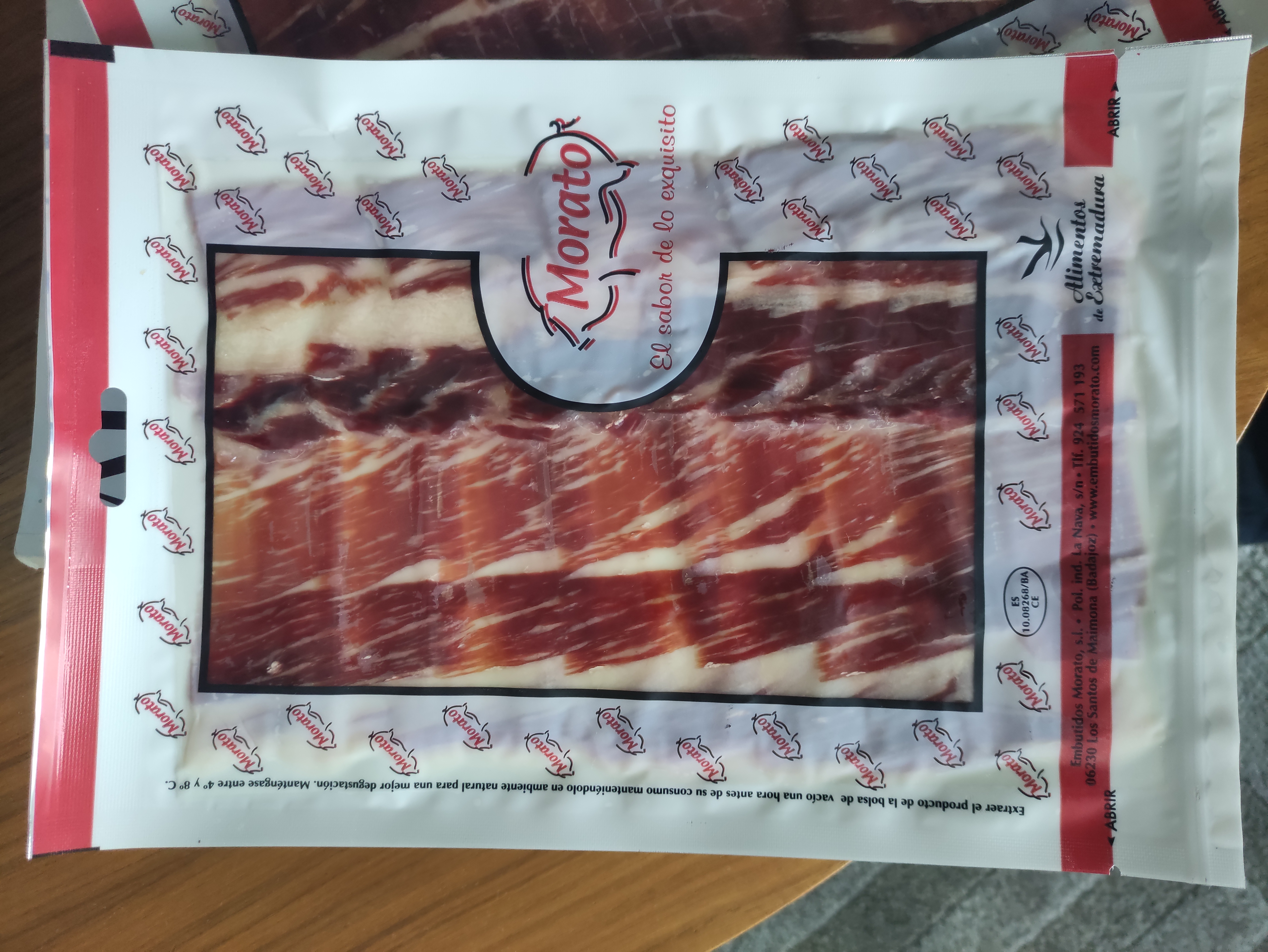 Presunto Ibérico 50% de ração de campo fatiado, 100g cortado à faca