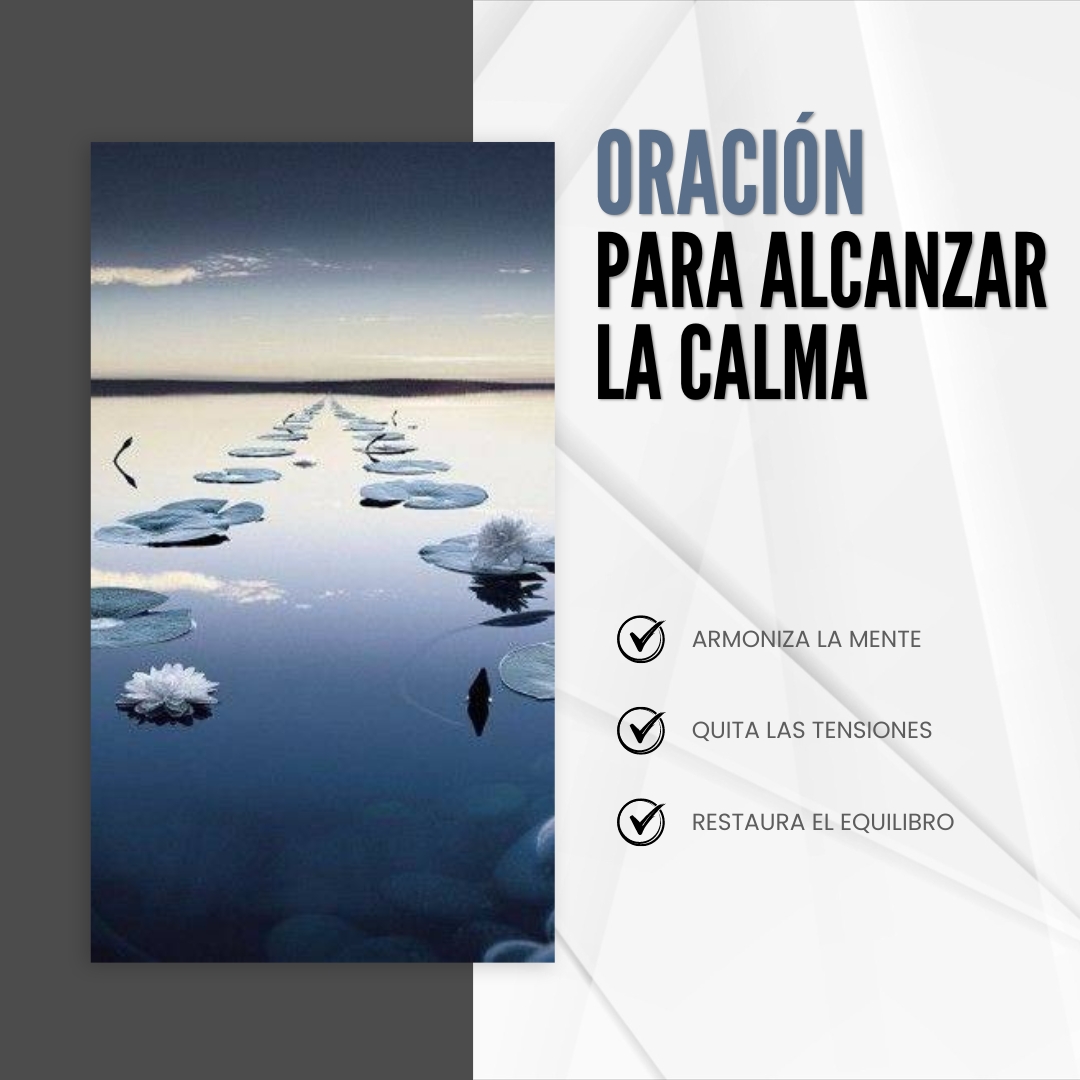 Oración - Para Alcanzar la Calma