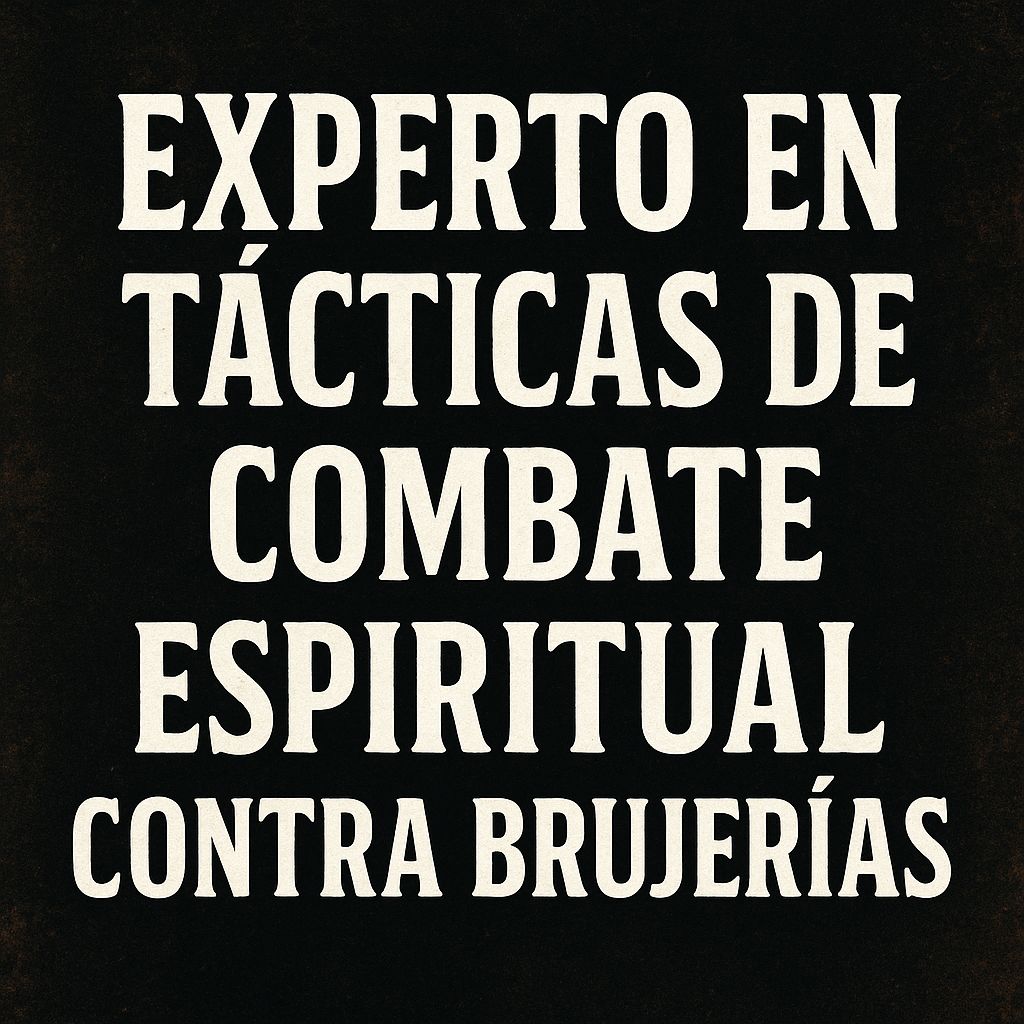 COLECCIÓN: EXPERTO EN TÁCTICAS DE COMBATE ESPIRITUAL CONTRA BRUJERÍAS