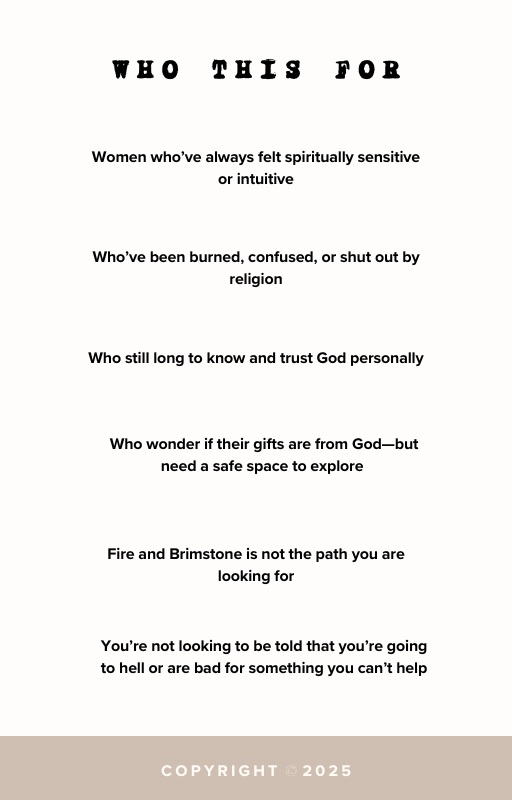 The Intuitive Woman’s Guide for Coming Back to God