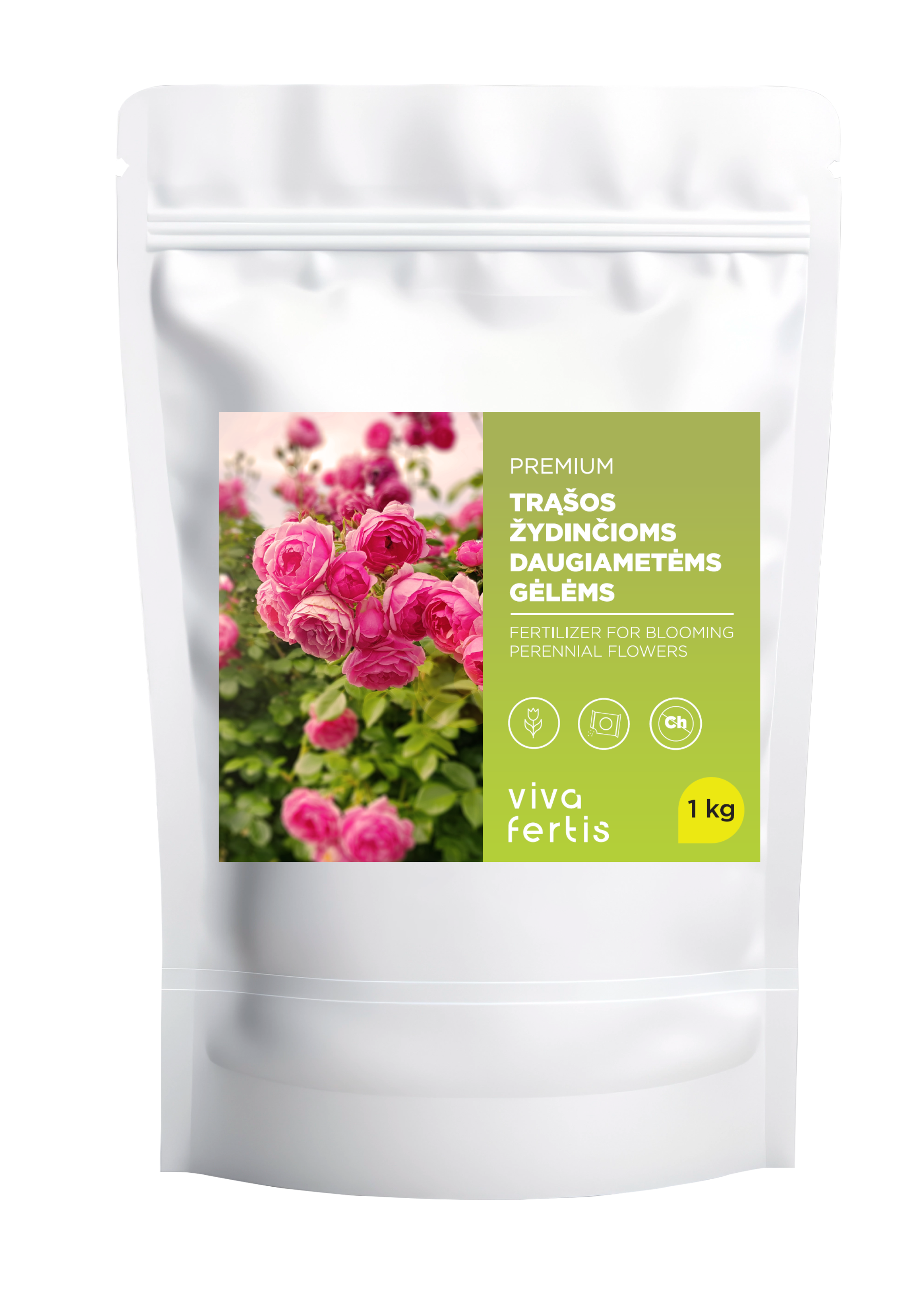 Granuliuotos trąšos žydinčioms daugiametėms gėlėms, 1 kg