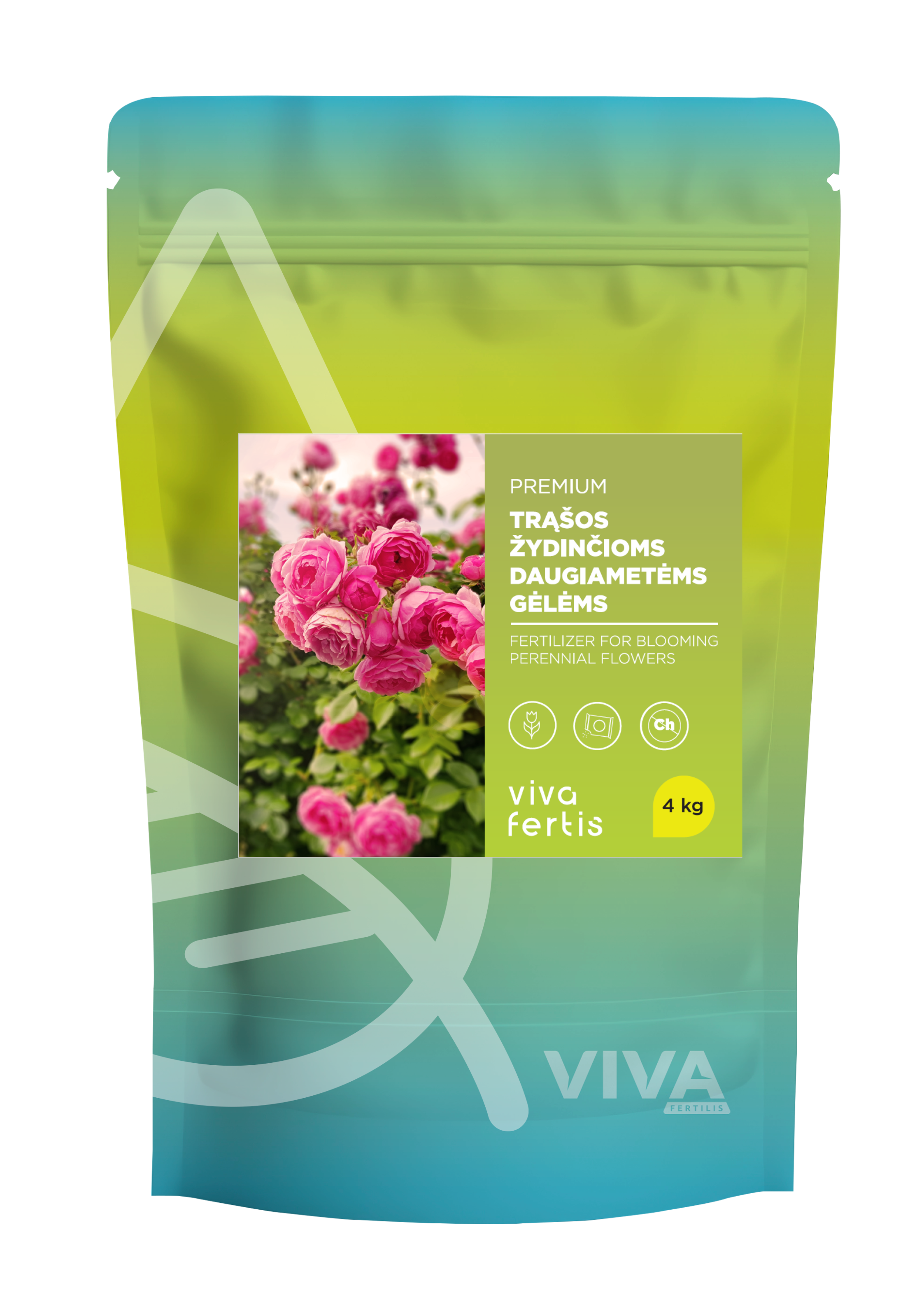 Granuliuotos trąšos žydinčioms daugiametėms gėlėms, 4 kg