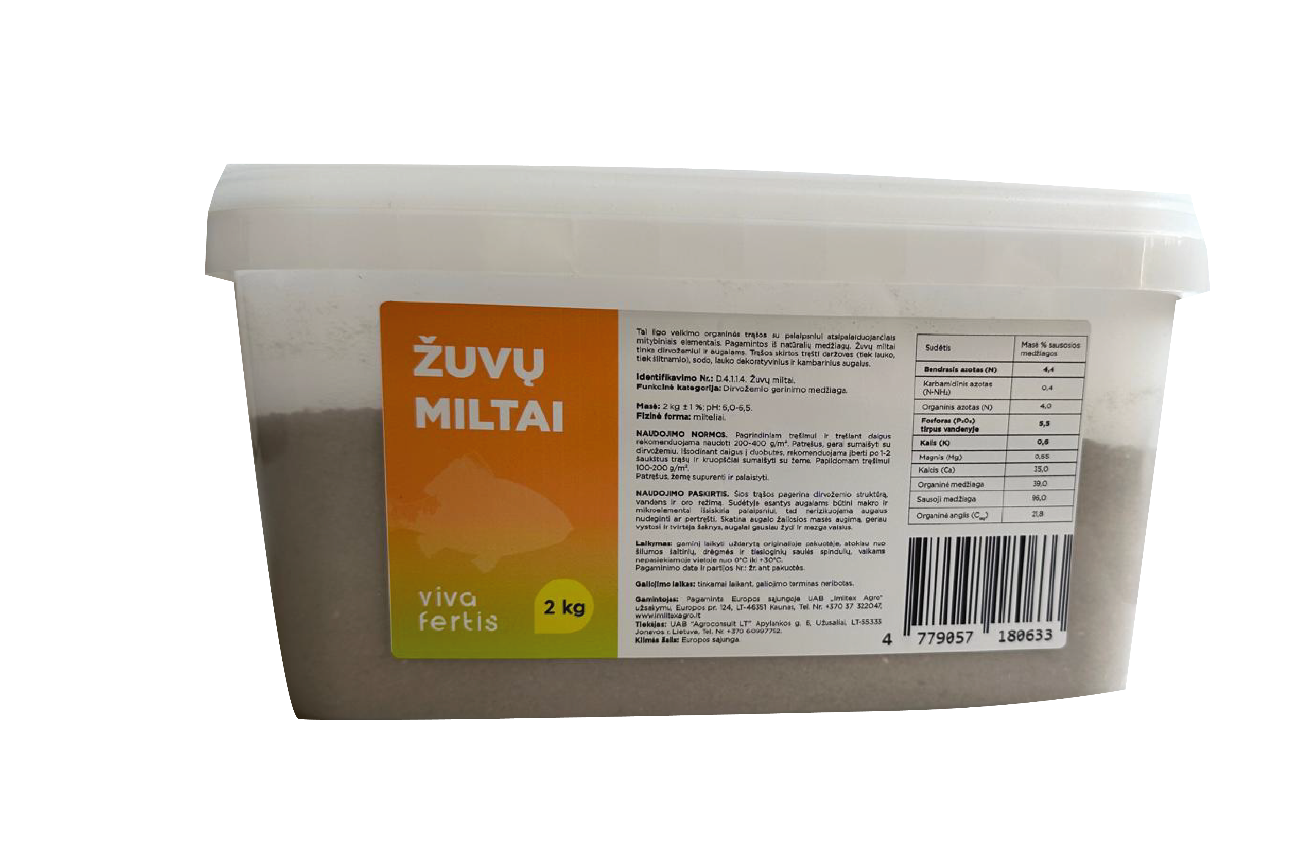 Žuvų miltai, 2 kg